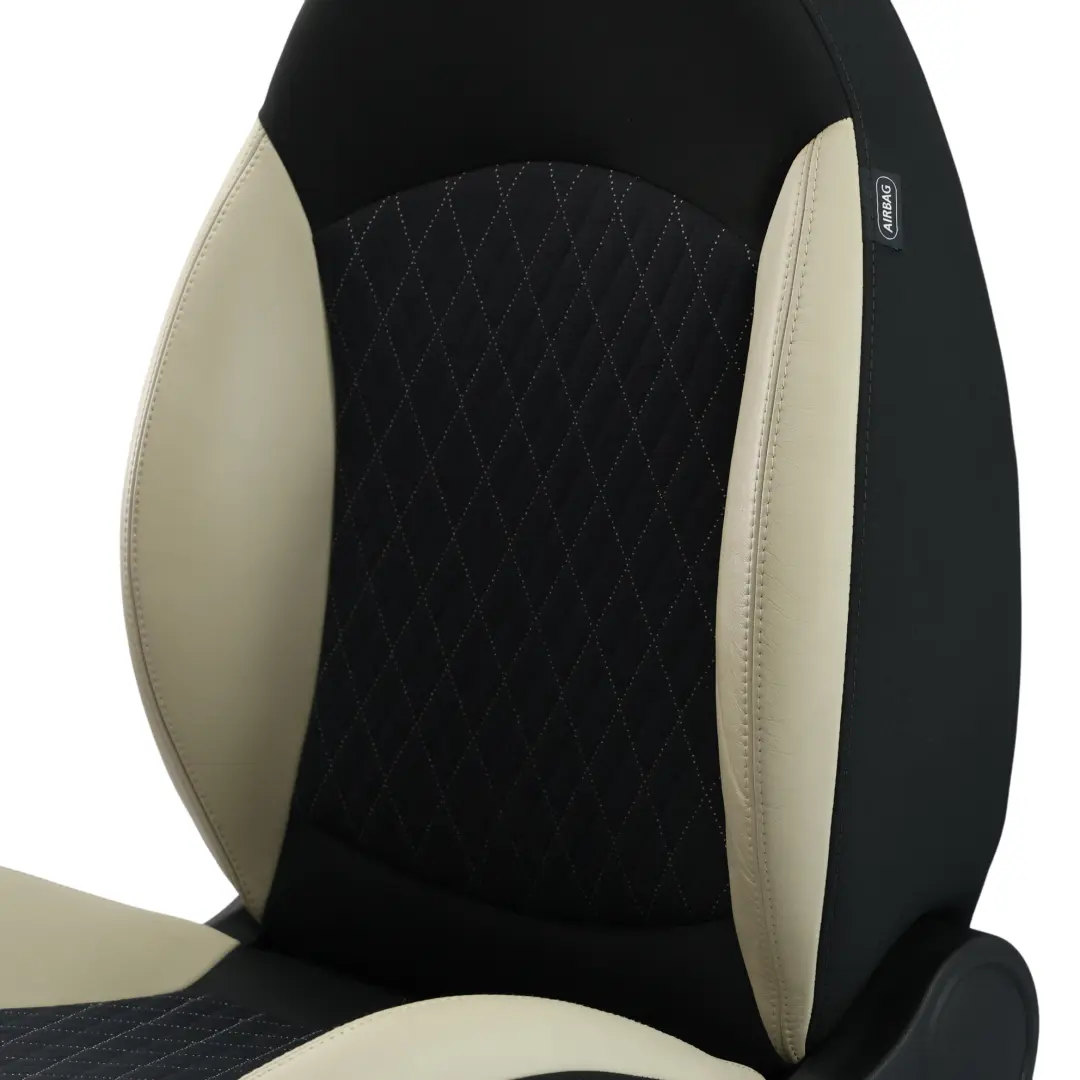 Sedile Sport Polar Beige Pelle Anteriore Sinistro per Mini Cooper R56 LCI con numero di parte 7270203 Mini Cooper R56 LCI Sedile Sport Polar Beige Pelle Anteriore Sinistro - SKU 7270203 - Numero di parte 7270203