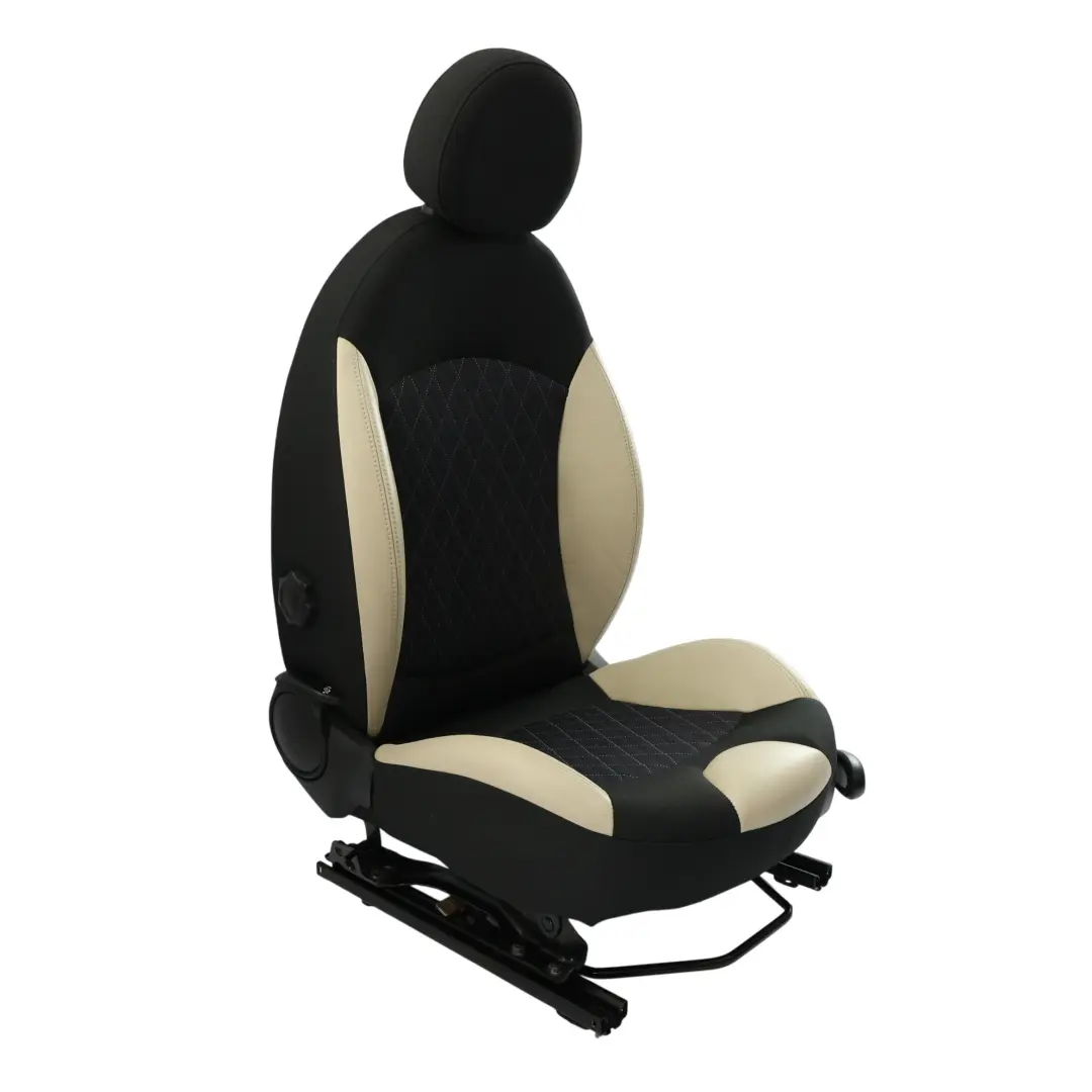 Mini Cooper R56 LCI Sedile Sport Riscaldato Polar Beige Pelle Anteriore Sinistro - SKU 7270203 - Numero di parte 7270203