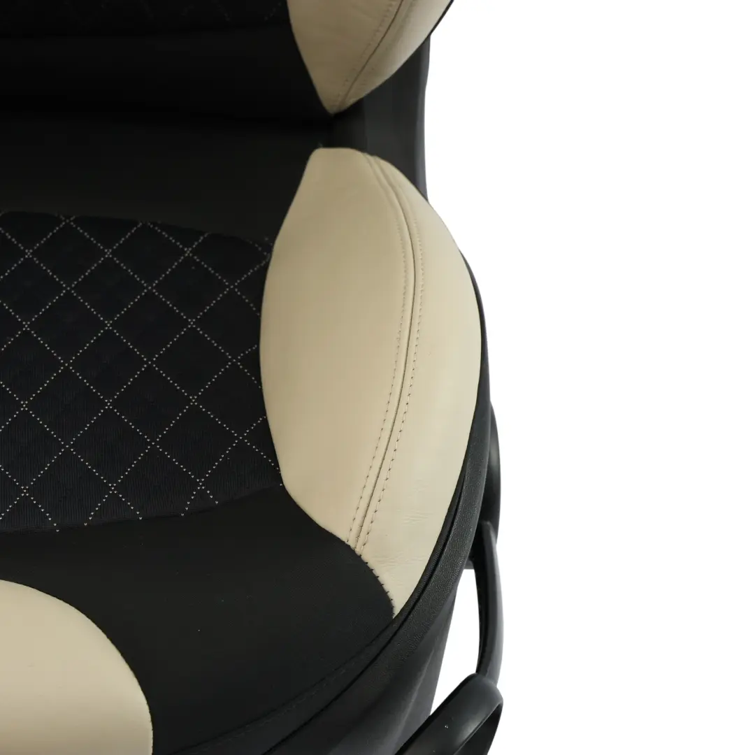 Polar Beige Cloth Leather Front Left N/S to Mini Cooper R56 LCI Sport Seat with Part number 7270203 Mini Cooper R56 LCI Sport Seat Polar Beige Cloth Leather Front Left N/S - SKU 7270203 - Part number 7270203