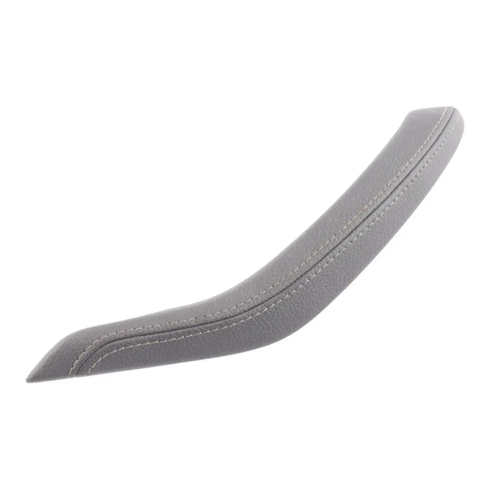 BMW X5 F15 Interior Grab Handle Cover Left N/S Black Leather Brown Stitching