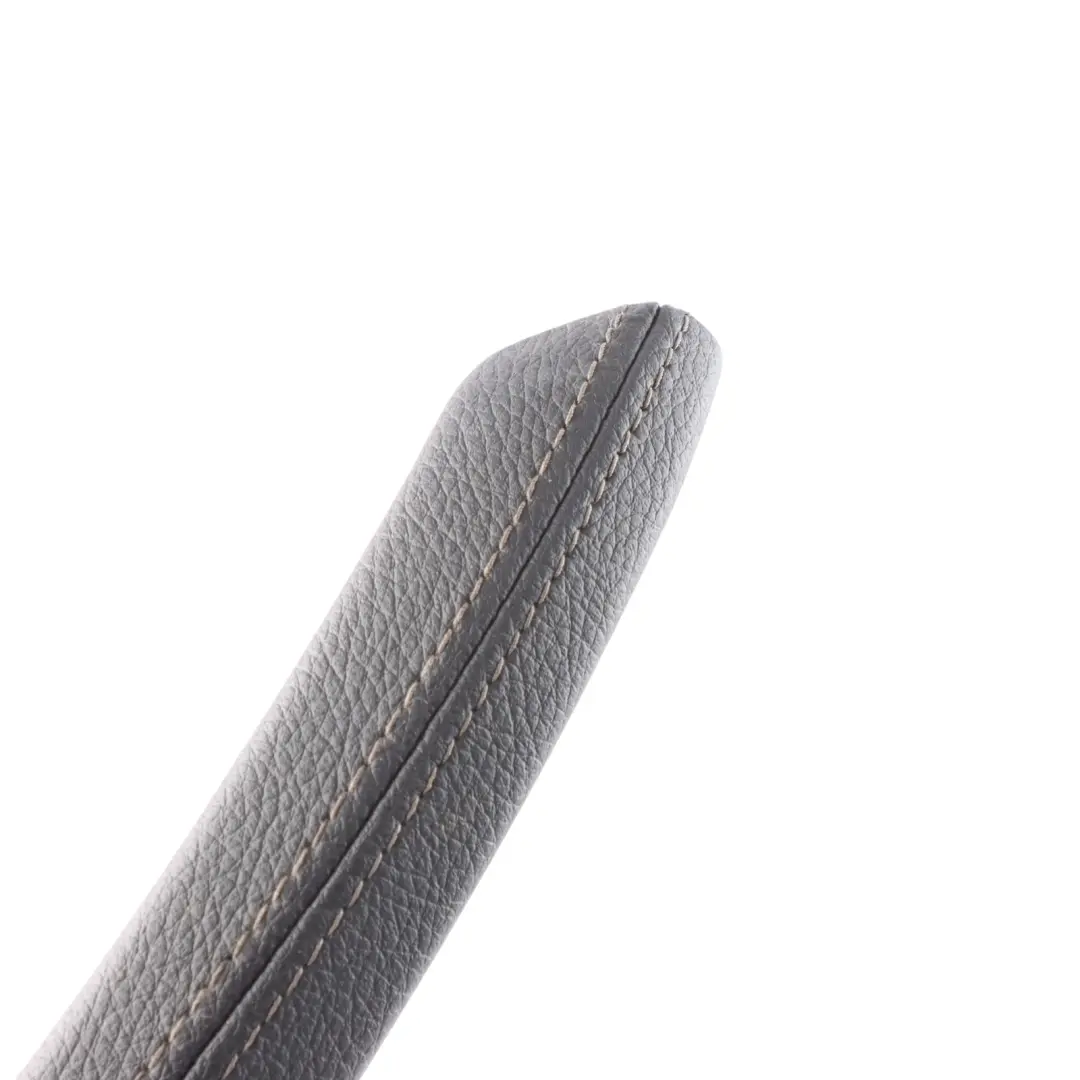 BMW X5 F15 Interior Grab Handle Cover Left N/S Black Leather Brown Stitching - SKU 7292273-1 - Part number 7292273