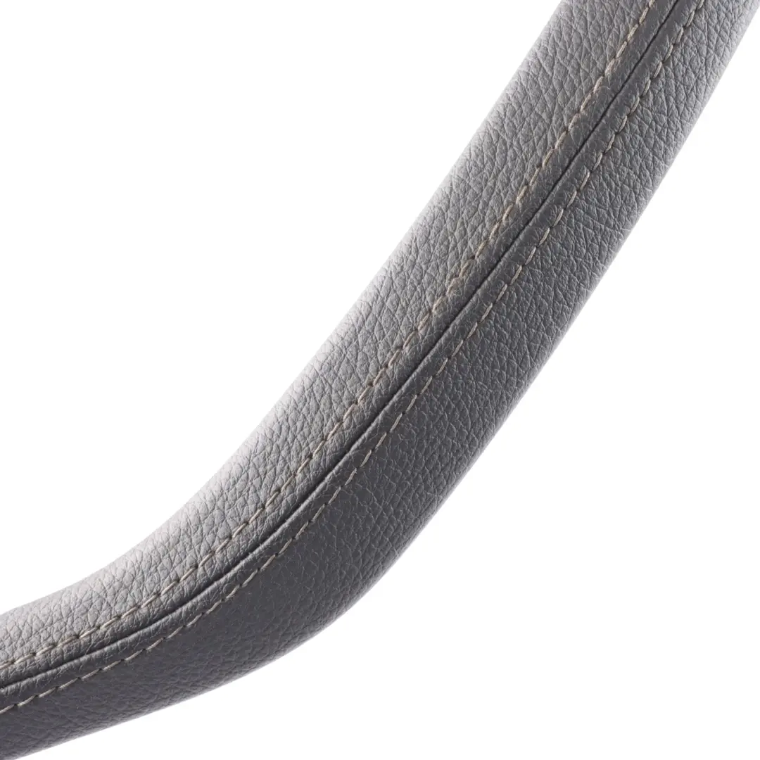 BMW X5 F15 Interior Grab Handle Cover Left N/S Black Leather Brown Stitching - SKU 7292273-1 - Part number 7292273