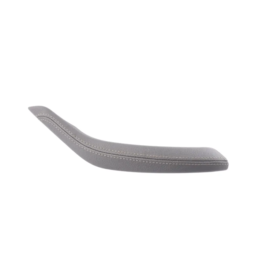 BMW X5 F15 Interior Grab Handle Cover Left N/S Black Leather Brown Stitching - SKU 7292273-1 - Part number 7292273