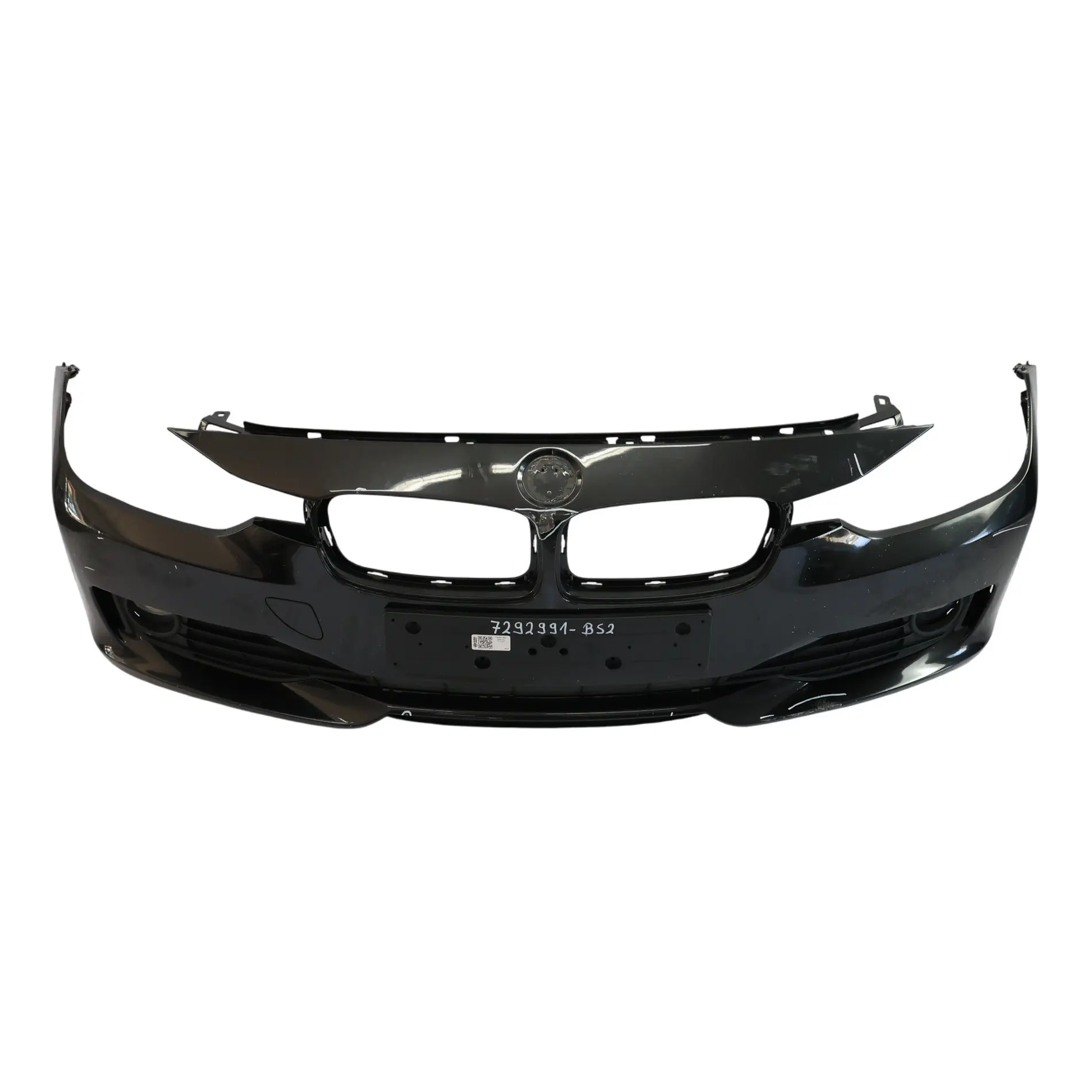 BMW F30 F31 Front Bumper Complete Trim Panel Black Sapphire Metallic - 475