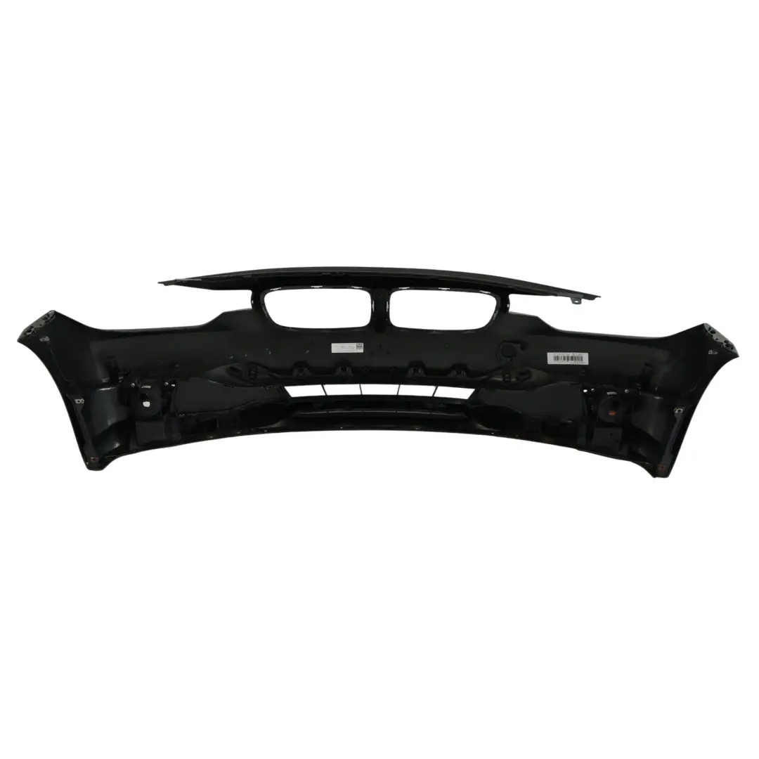 BMW F30 F31 Front Bumper Complete Trim Panel Black Sapphire Metallic - 475 - SKU 7292991-BS2 - Part number 7292991