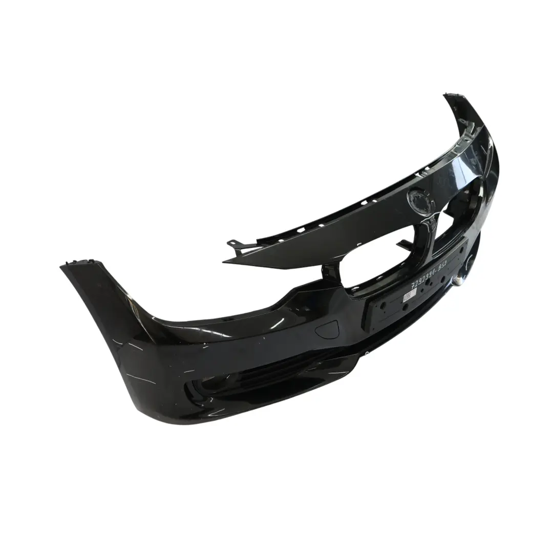 BMW F30 F31 Front Bumper Complete Trim Panel Black Sapphire Metallic - 475 - SKU 7292991-BS2 - Part number 7292991