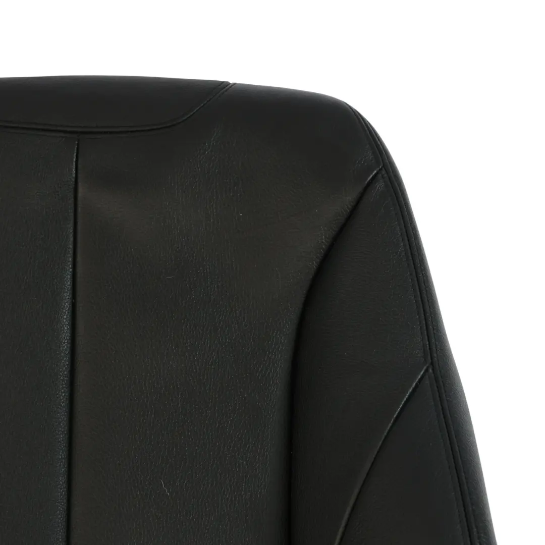 BMW F20 F30 LCI Front Seat Backrest Right O/S Cover Black Leather - SKU 7295110-9 - Part number 7295110
