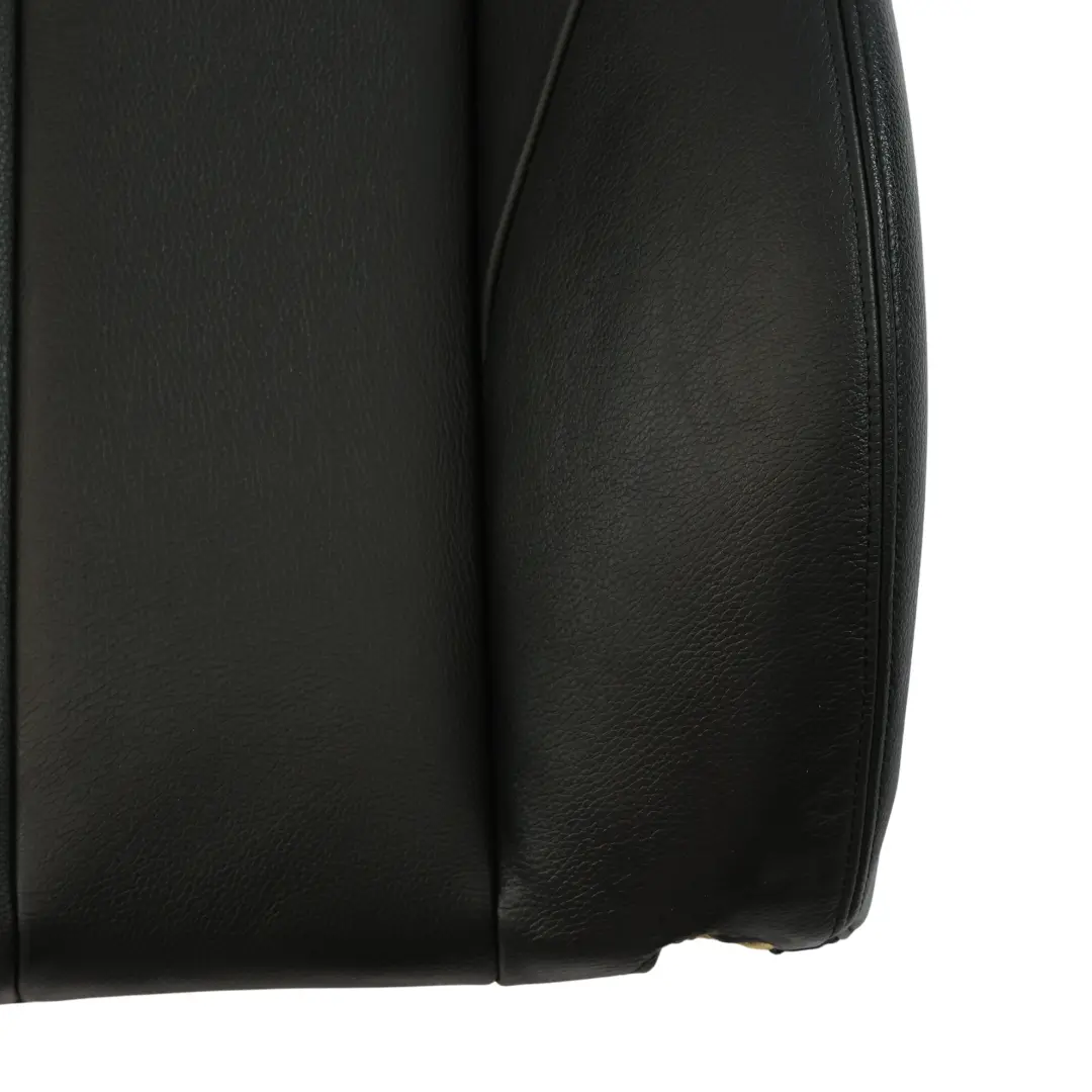 BMW F20 F30 LCI Front Seat Backrest Right O/S Cover Black Leather - SKU 7295110-9 - Part number 7295110