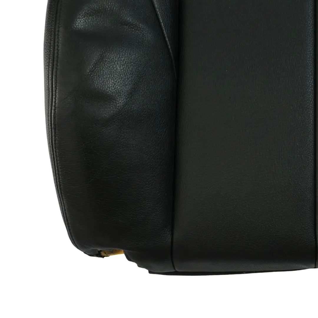 BMW F20 F30 LCI Front Seat Backrest Right O/S Cover Black Leather - SKU 7295110-9 - Part number 7295110