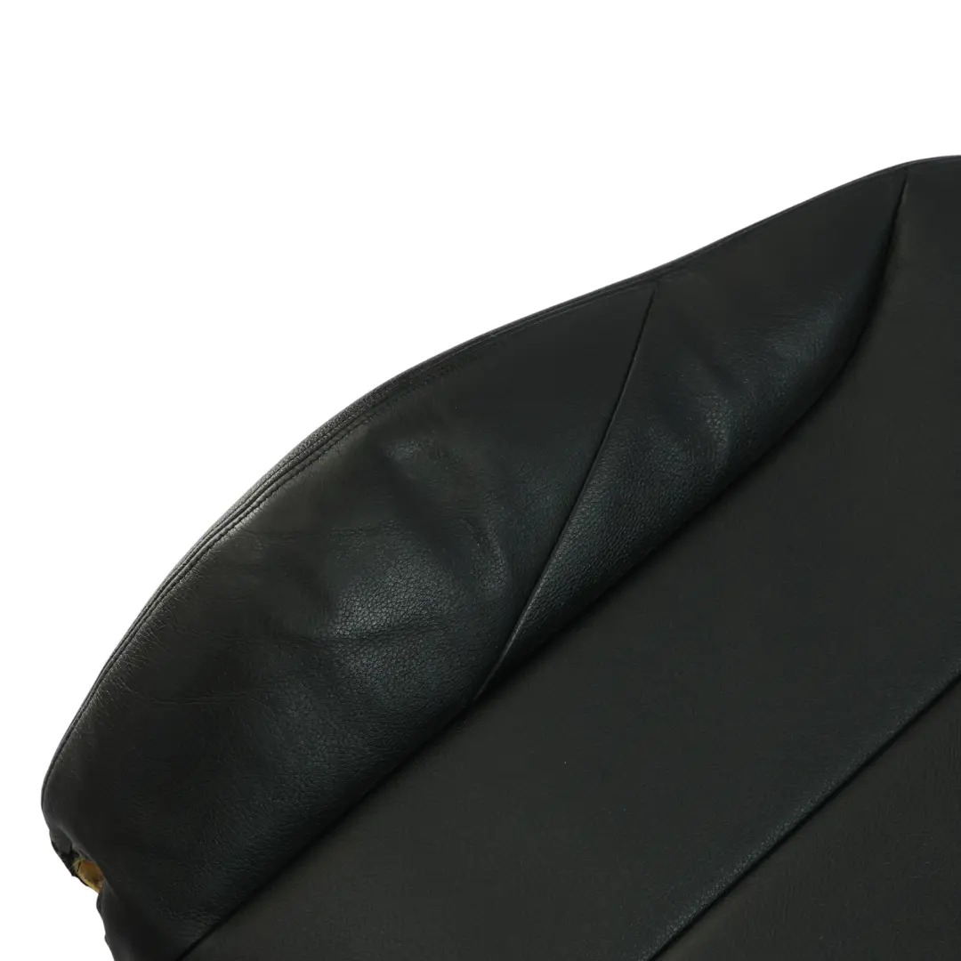 BMW F20 F30 LCI Front Seat Backrest Right O/S Cover Black Leather - SKU 7295110-9 - Part number 7295110
