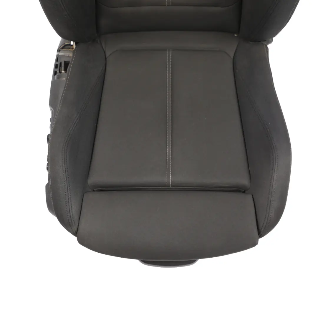 BMW F20 F21 F30 F31 Sport Front Seat Memory Fabric Anthracite Grau Right O/S - SKU 7295132-4 - Part number 7295132