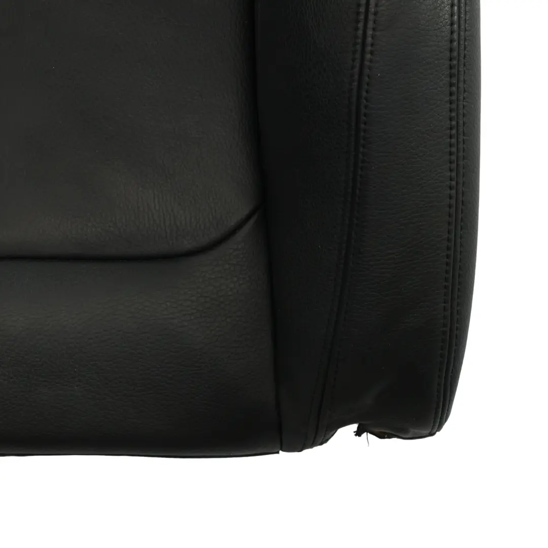 BMW F20 F30 Backrest Cover Front Right Sport Seat O/S Black Leather Dakota - SKU 7295140-4 - Part number 7295140