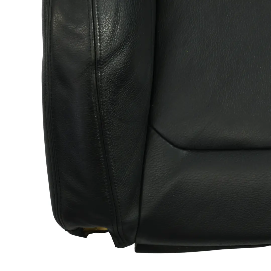 BMW F20 F30 Backrest Cover Front Right Sport Seat O/S Black Leather Dakota - SKU 7295140-4 - Part number 7295140