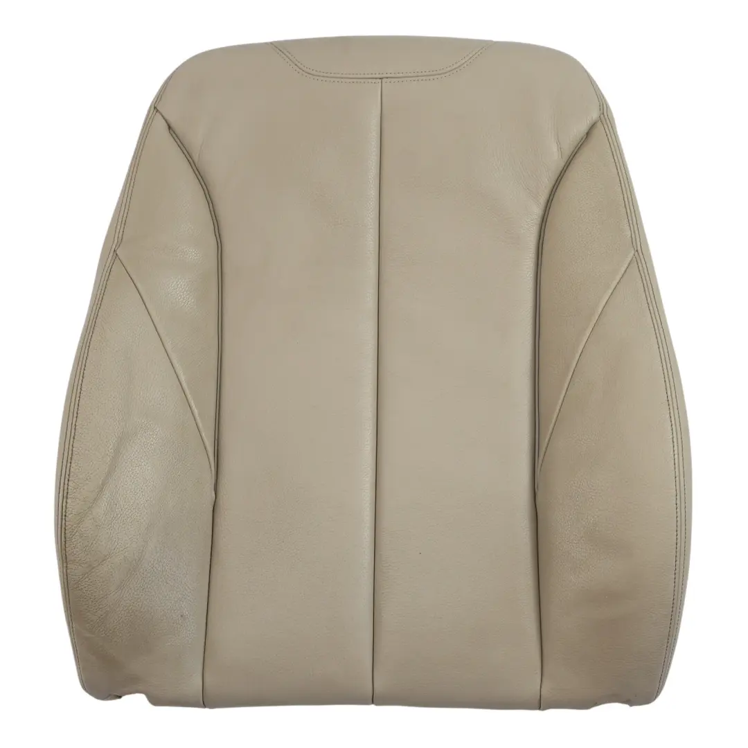 BMW F30 Seat Backrest Cover Front Right O/S Sport Heated Leather Dakota Oyster - SKU 7303716-1 - Part number 7303716