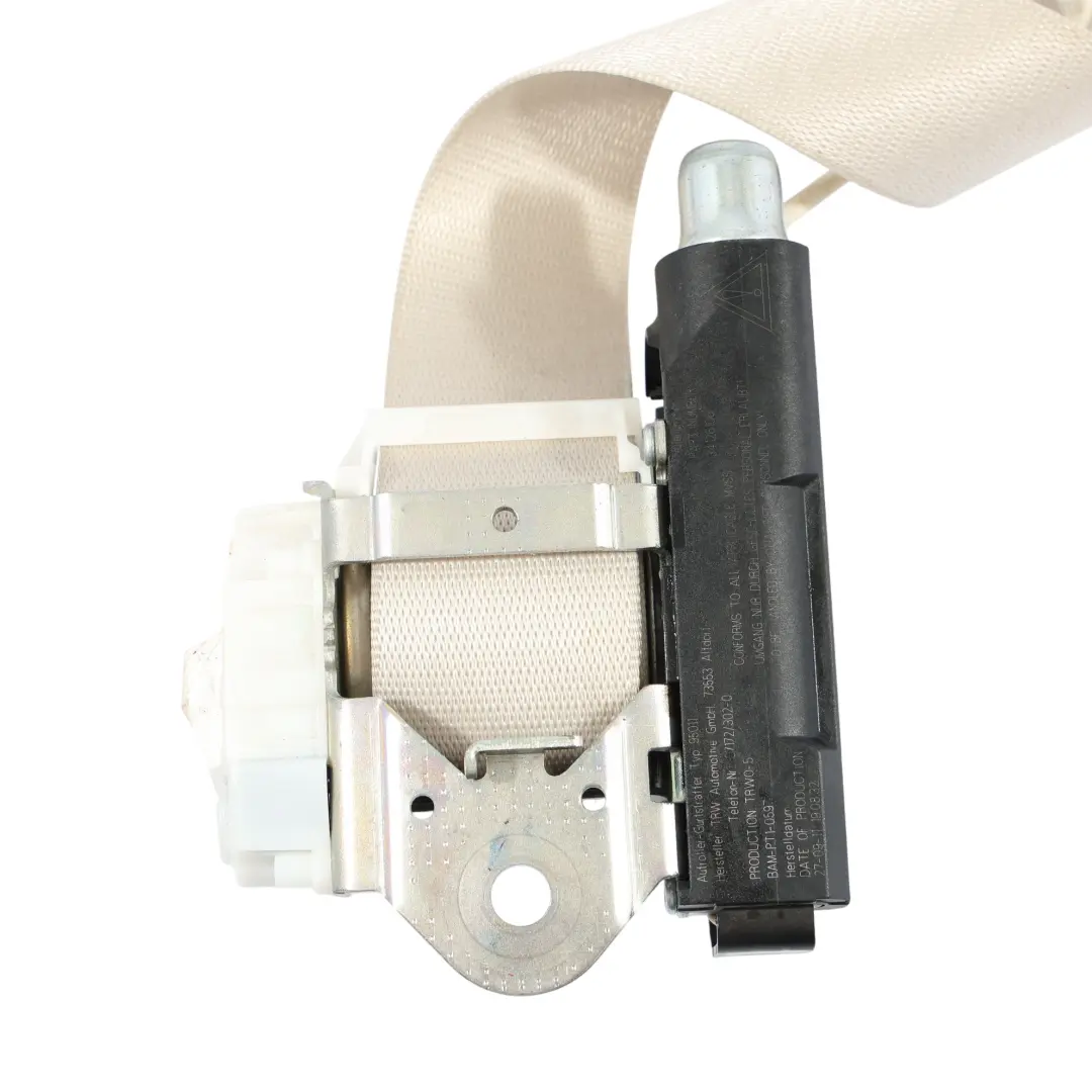 BMW F12 F13 Cintura Sicurezza Superiore Anteriore Sinistra Elfenbein - SKU 7314137 - Numero di parte 7314137