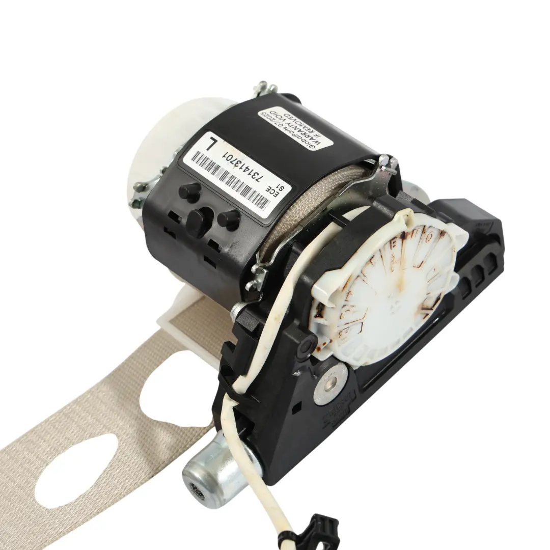 BMW F12 F13 Sicher Heits Gurt Oberer Gurt Vorne Links Elfenbein Weiss - SKU 7314137 - Teilenummer 7314137
