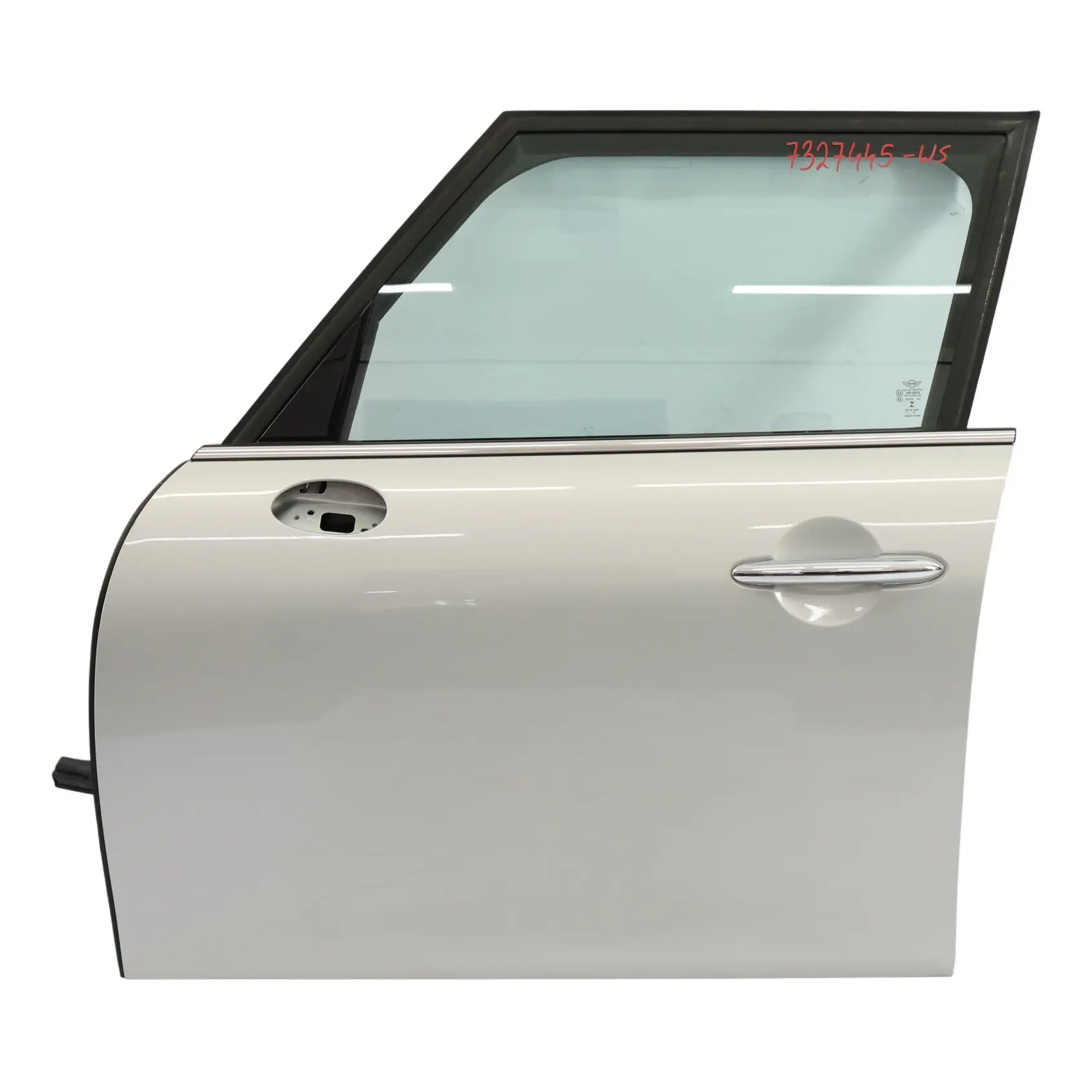 Mini F55 Door Front Left N/S Covering Panel White Silver Metallic - A62