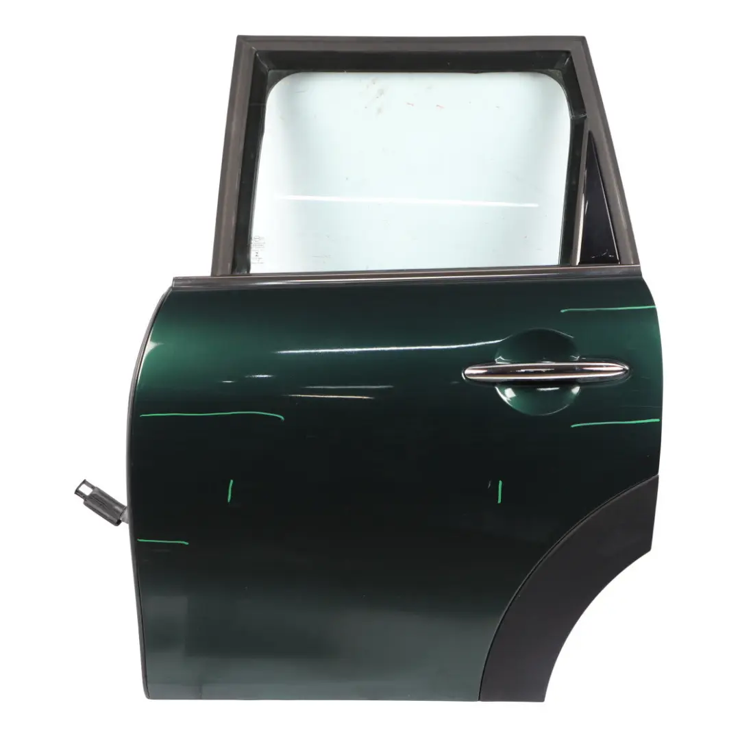 Door Rear Left N/S Covering Panel British Racing Green II - B22 to Mini F55 with Part number 7327449 Mini F55 Door Rear Left N/S Covering Panel British Racing Green II - B22 - SKU 7327449-BRGII - Part number 7327449