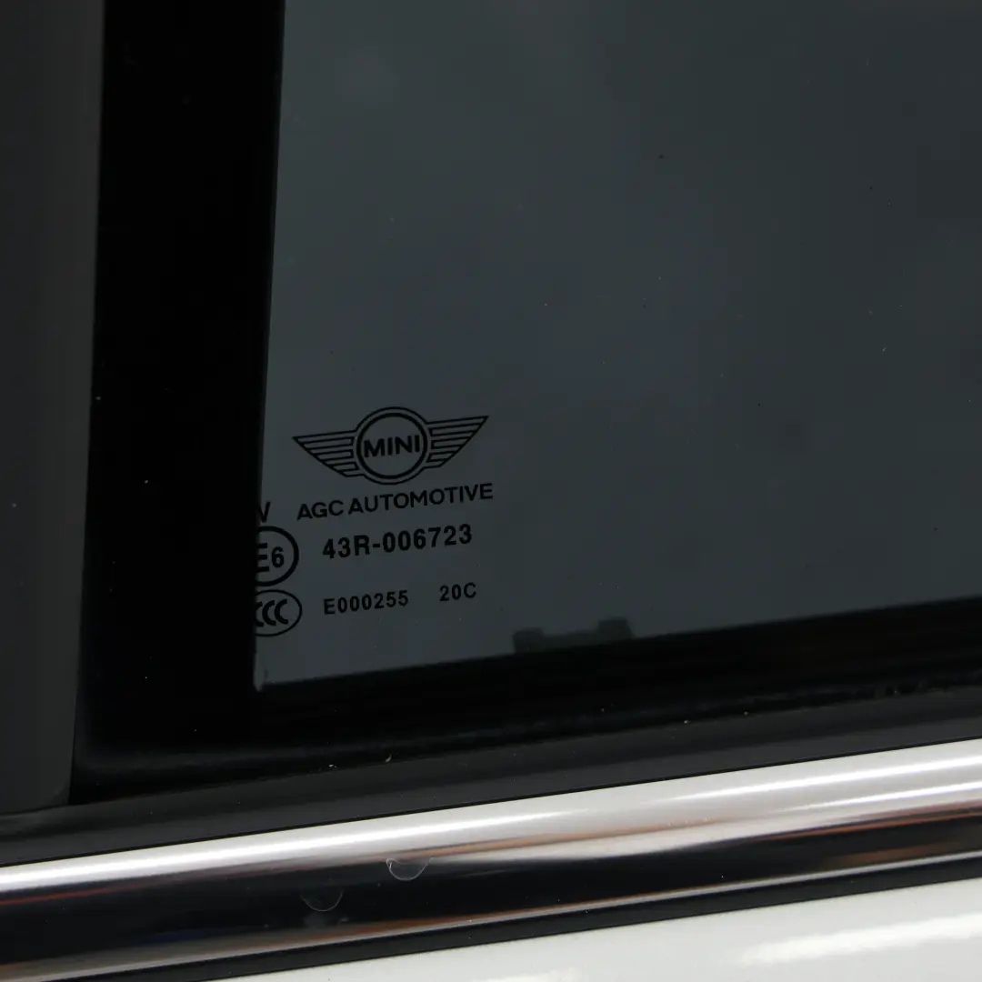 Door Rear Left N/S Covering Panel White Silver Metallic - A62 to Mini F55 with Part number 7327449 Mini F55 Door Rear Left N/S Covering Panel White Silver Metallic - A62 - SKU 7327449-WS - Part number 7327449