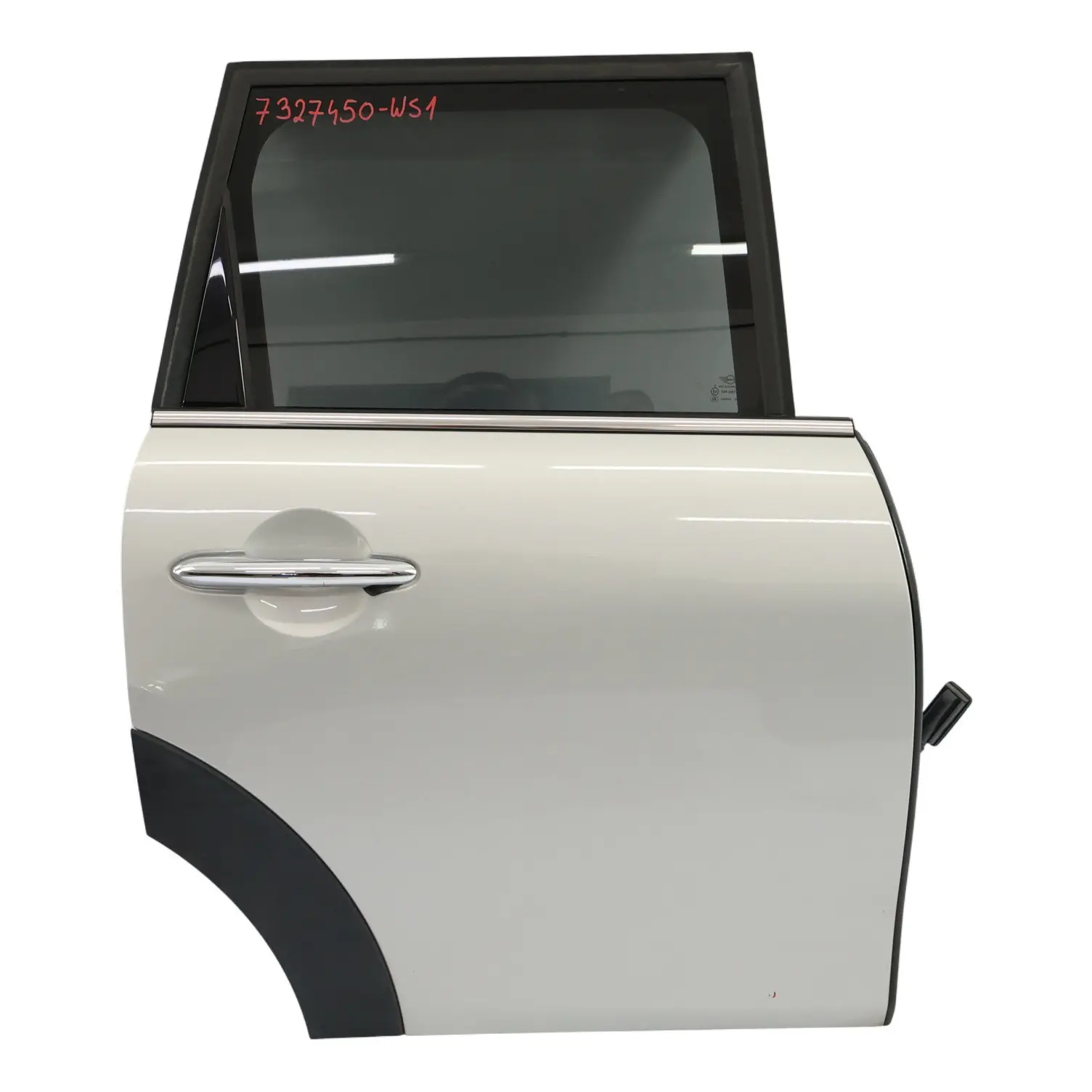 Mini F55 Door Rear Right O/S Covering Panel White Silver Metallic - A62