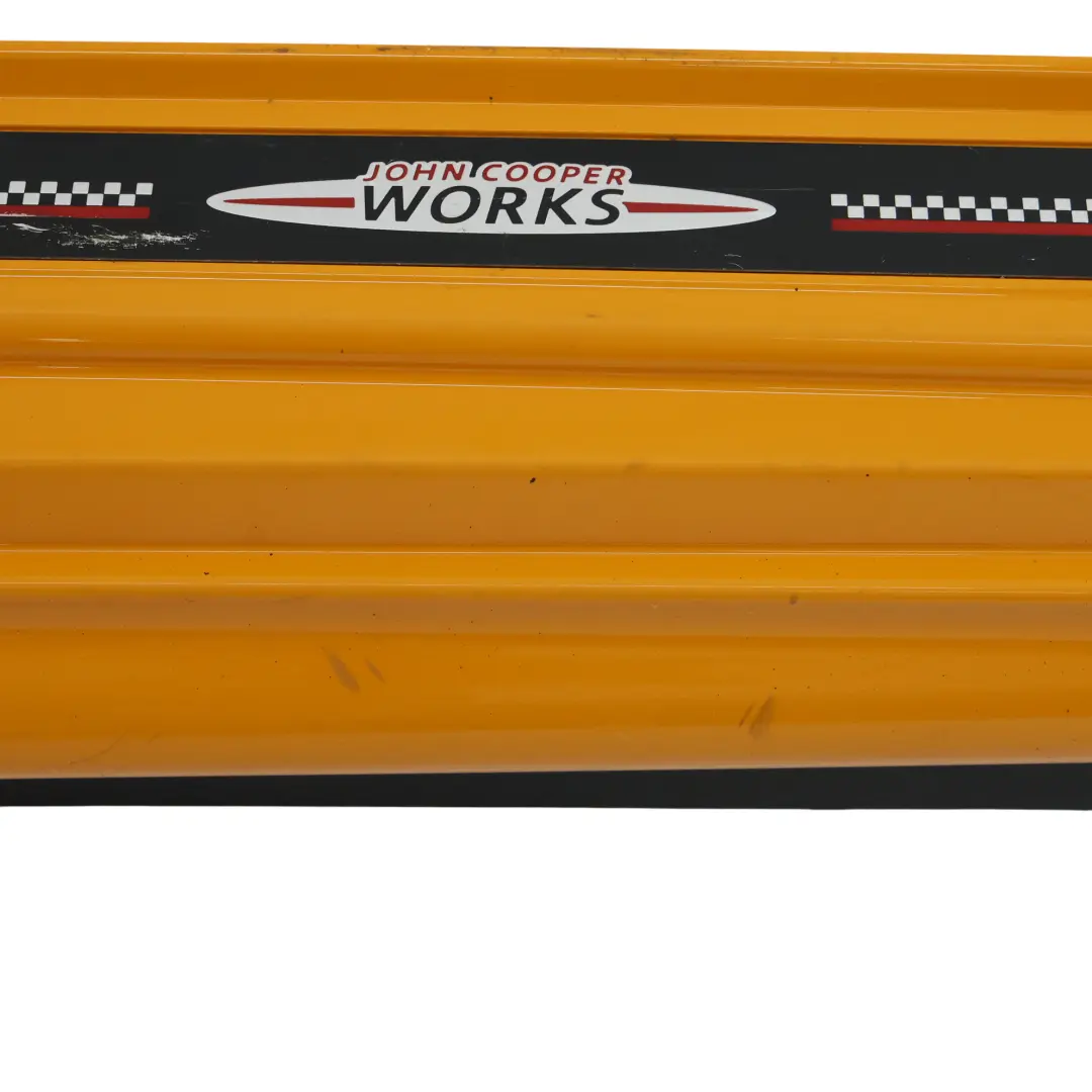Mini F56 Side Skirt Right O/S JCW Sill Cover Rocker Panel Volcanic Orange - B70 - SKU 7352152-VOR - Part number 7352152
