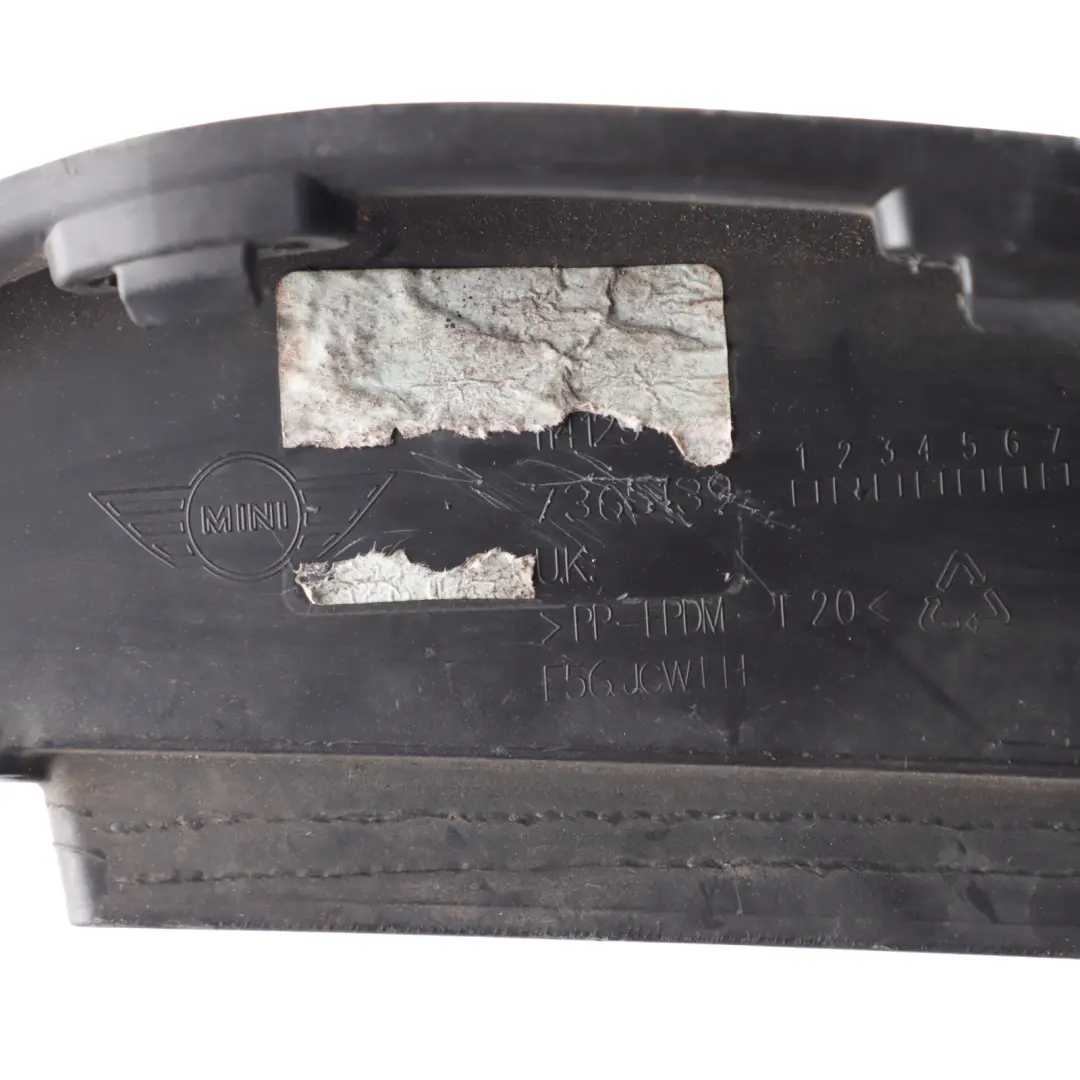Inlet Cover Trim Cap Bumper Front Left N/S Black to Mini F56 F57 JCW Air with Part number 7365139 Mini F56 F57 JCW Air Inlet Cover Trim Cap Bumper Front Left N/S Black - SKU 7365139 - Part number 7365139