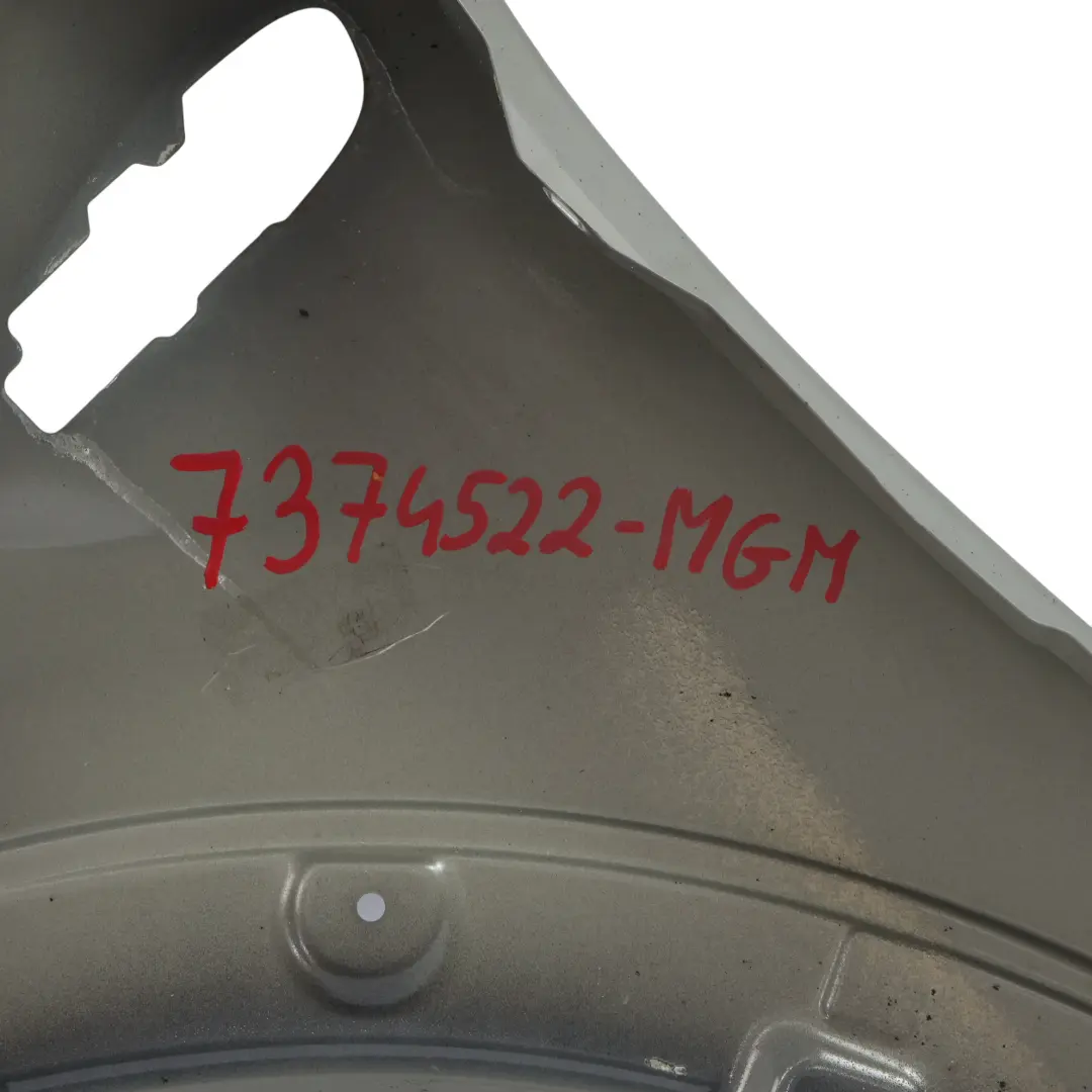 Pannello Alare Anteriore Destro Moonwalk Grey Metallic - B71 per Mini F55 F56 con numero di parte 7374522 Mini F55 F56 Pannello Alare Anteriore Destro Moonwalk Grey Metallic - B71 - SKU 7374522-MGM - Numero di parte 7374522
