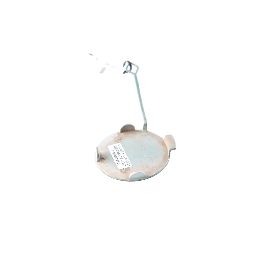 Bumper Towing Eye Hook Trim Rear Right O/S British Racing Green II-B22 to Mini F55 with Part number 7380026 Mini F55 Bumper Towing Eye Hook Trim Rear Right O/S British Racing Green II-B22 - SKU 7380026-BRGII - Part number 7380026