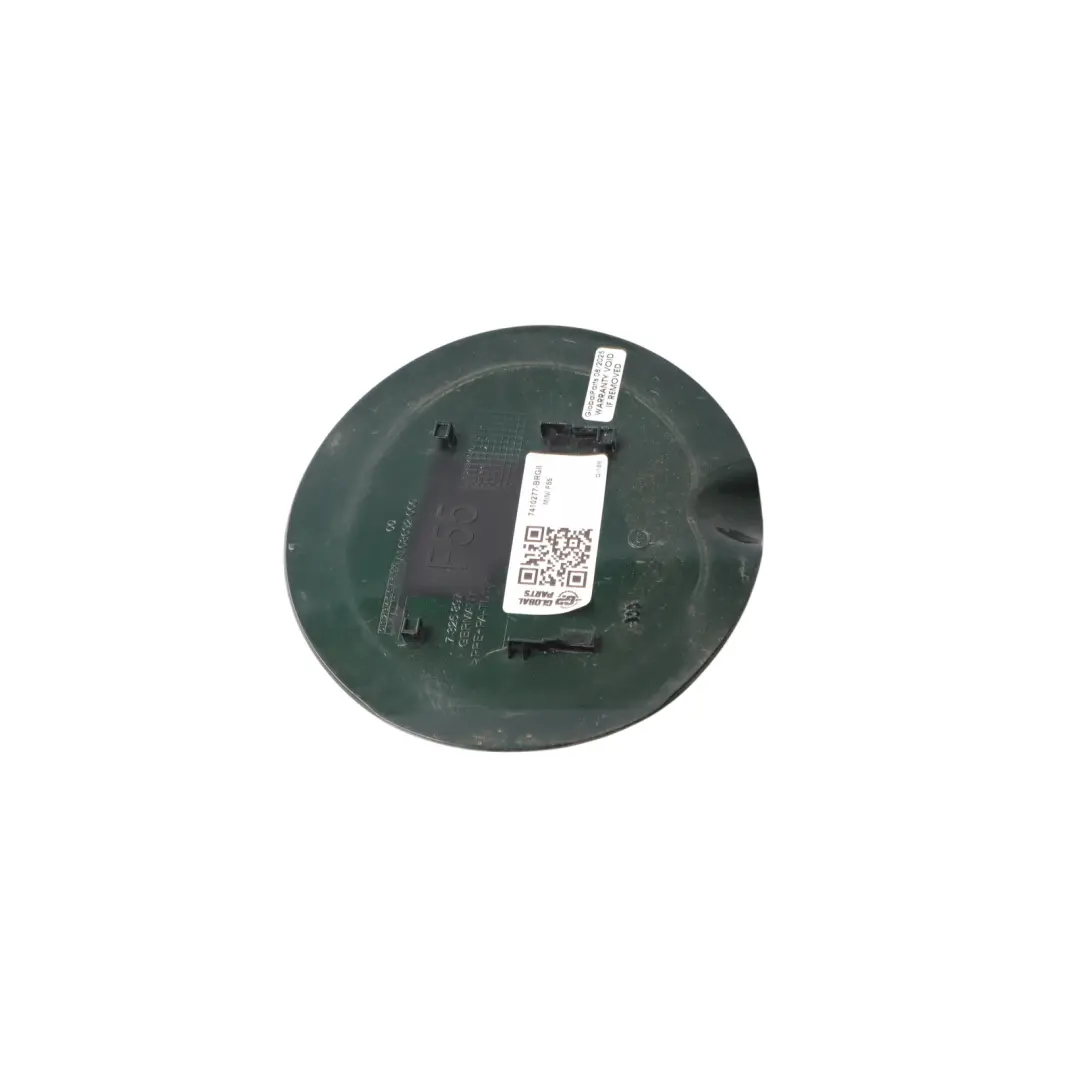 Filler Flap Cap Cover Trim British Racing Green II - B22 to Mini F55 Fuel with Part number 7410277 Mini F55 Fuel Filler Flap Cap Cover Trim British Racing Green II - B22 - SKU 7410277-BRGII - Part number 7410277