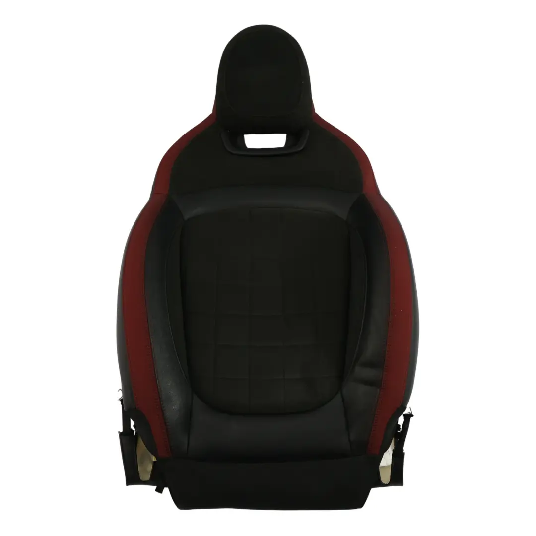 Mini F56 Sport Seat Backrest JCW Front Left N/S Dinamica Red Black Half Leather - SKU 7416153 - Part number 7416153