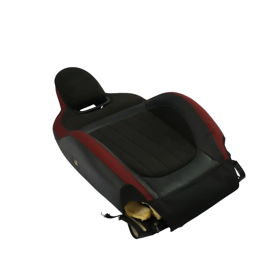 Mini F56 Sport Seat Backrest JCW Front Left N/S Dinamica Red Black Half Leather - SKU 7416153 - Part number 7416153