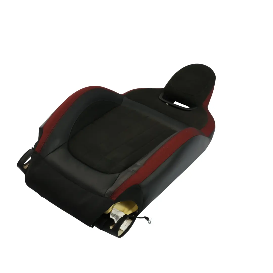 Mini F56 Sport Seat Backrest JCW Front Left N/S Dinamica Red Black Half Leather - SKU 7416153 - Part number 7416153