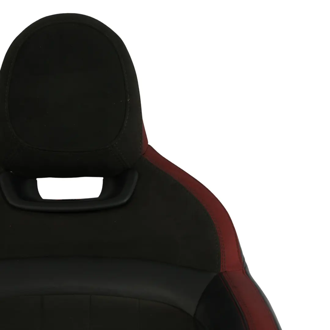 Mini F56 Sport Seat Backrest JCW Front Left N/S Dinamica Red Black Half Leather - SKU 7416153 - Part number 7416153