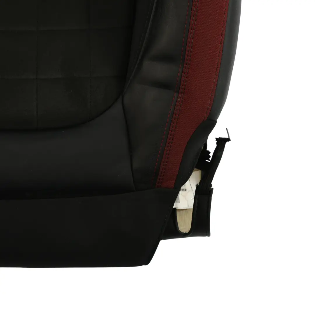 Mini F56 Sport Seat Backrest JCW Front Left N/S Dinamica Red Black Half Leather - SKU 7416153 - Part number 7416153