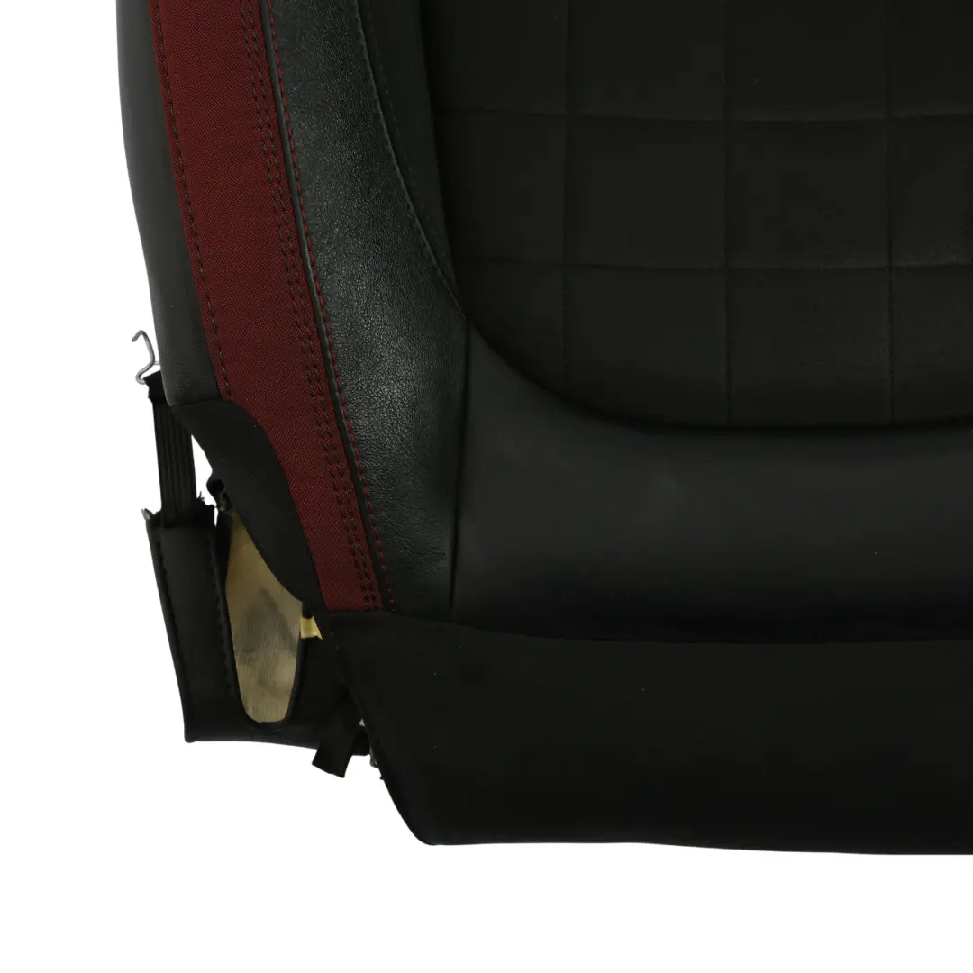 Mini F56 Sport Seat Backrest JCW Front Left N/S Dinamica Red Black Half Leather - SKU 7416153 - Part number 7416153