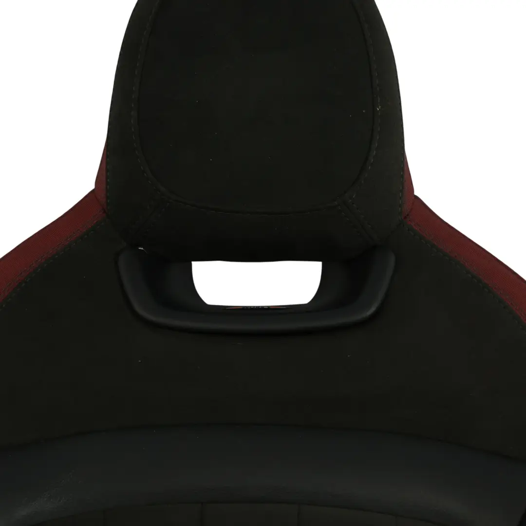 Siège Sport Dossier JCW Avant Gauche Dinamica Rouge Noir Demi-Cuir pour Mini F56 à propos du numéro de pièce 7416153 Mini F56 Siège Sport Dossier JCW Avant Gauche Dinamica Rouge Noir Demi-Cuir - SKU 7416153 - Numéro de pièce 7416153