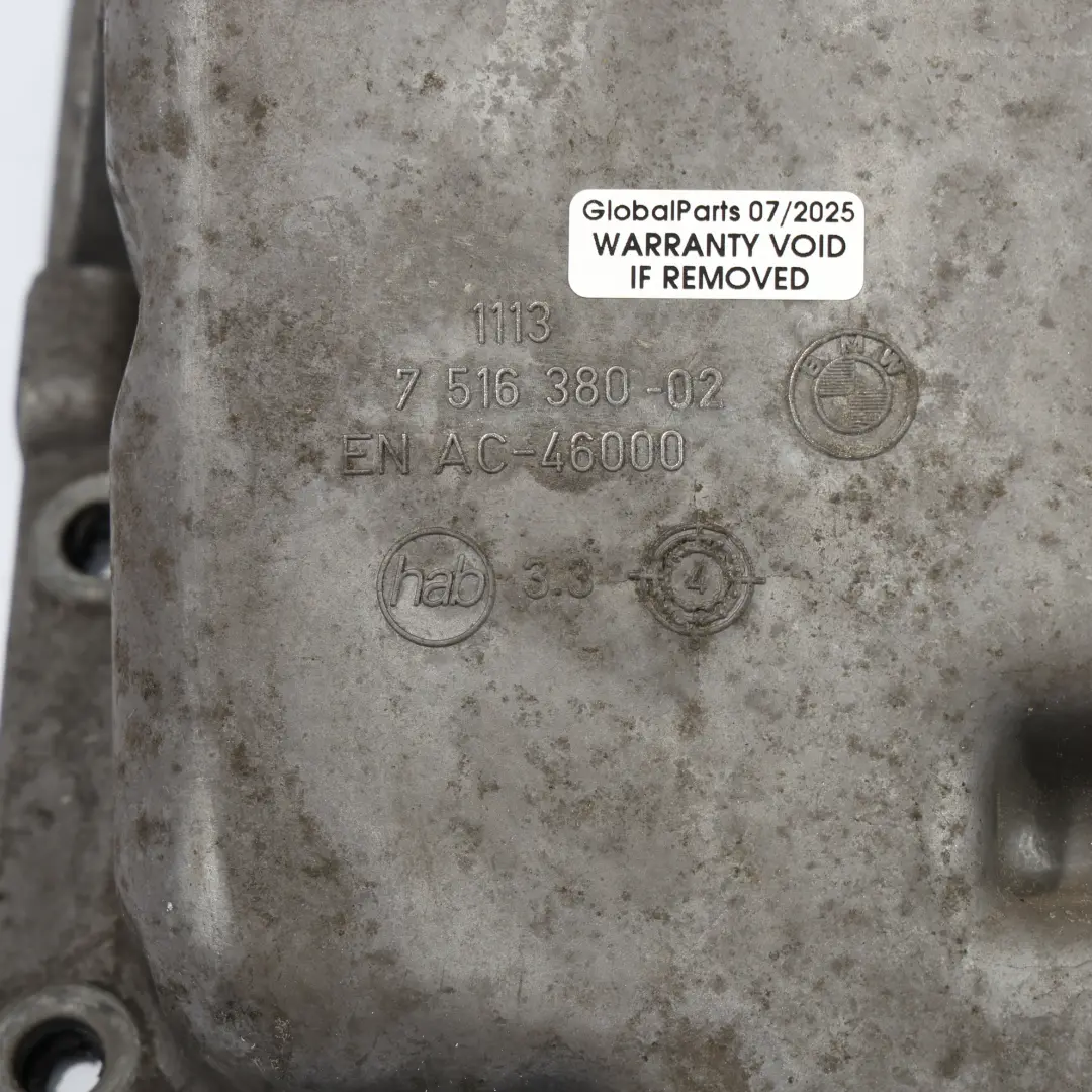 BMW E60 E61 E65 E90 E91 Coppa Olio Motore Benzina N52 - SKU 7516380 - Numero di parte 7516380