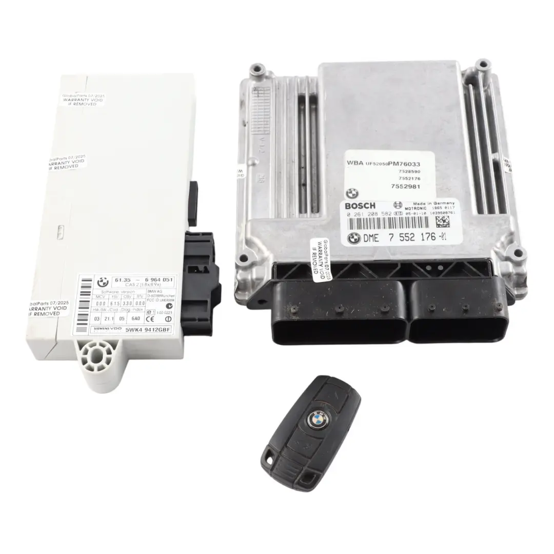 N46 150HP Engine Control ECU DME Kit Automatic to BMW E87 E90 118i 318i with Part number 7552176 BMW E87 E90 118i 318i N46 150HP Engine Control ECU DME Kit Automatic - SKU 7552176-13 - Part number 7552176