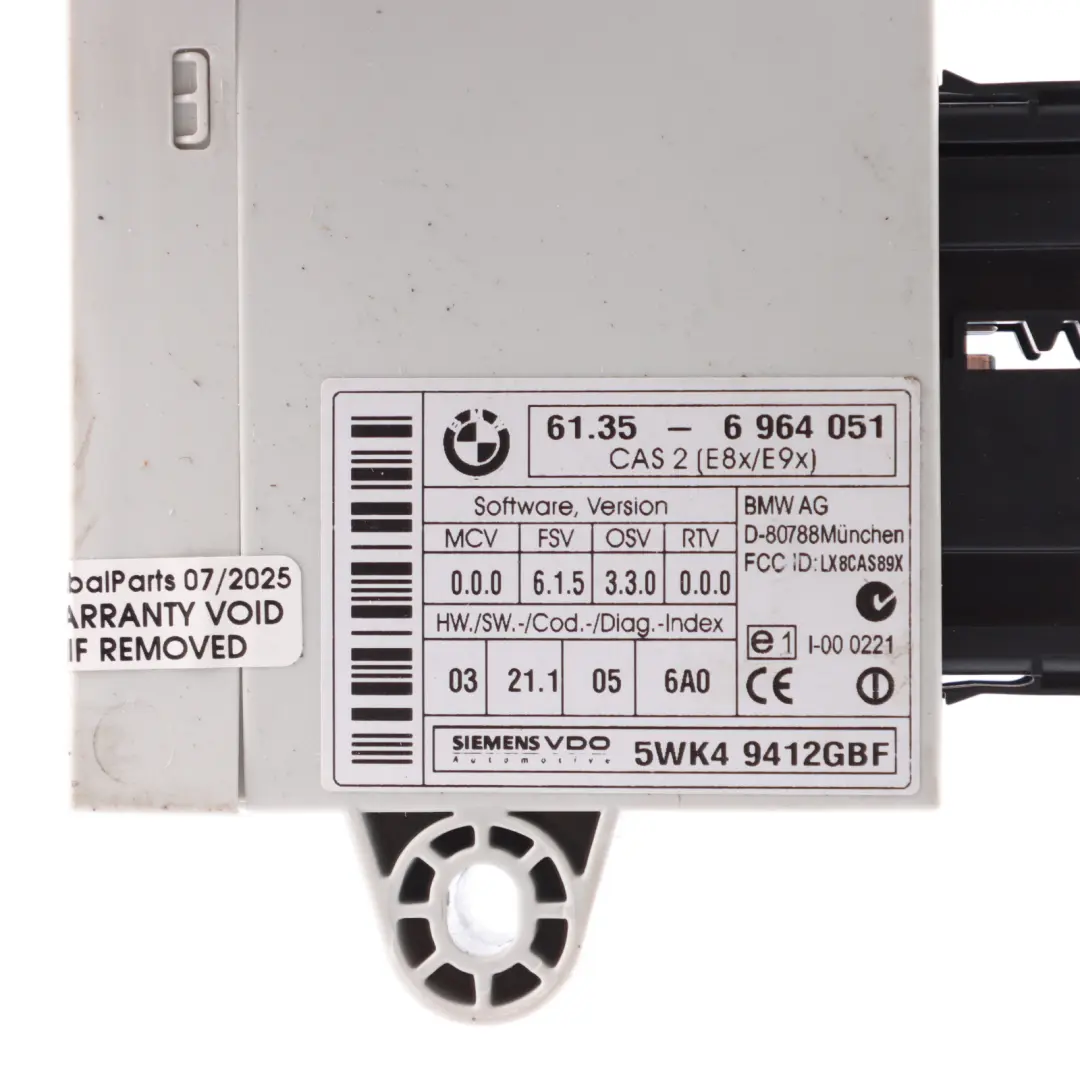 N46 150HP Engine Control ECU DME Kit Automatic to BMW E87 E90 118i 318i with Part number 7552176 BMW E87 E90 118i 318i N46 150HP Engine Control ECU DME Kit Automatic - SKU 7552176-13 - Part number 7552176