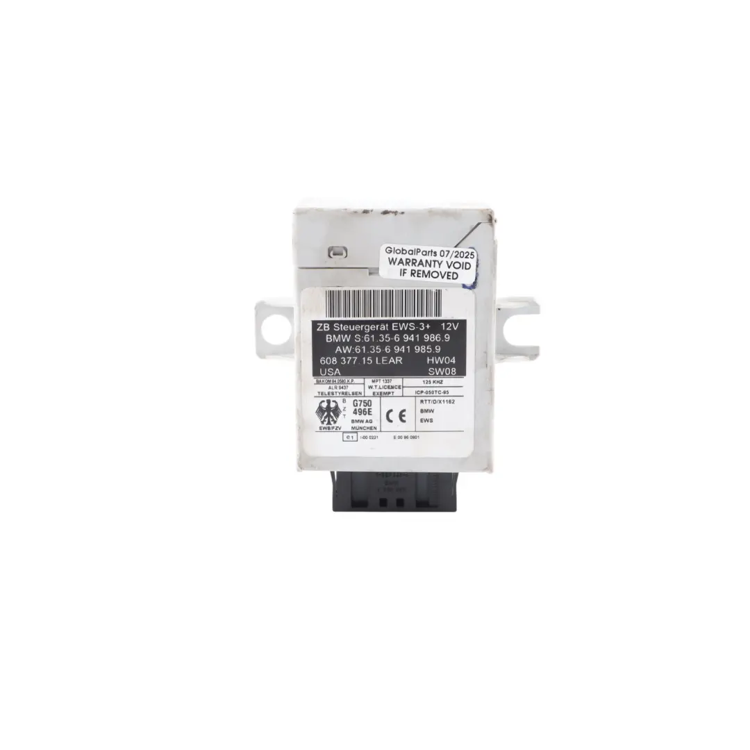 Mini Cooper S R52 R53 W11 170HP Engine ECU Kit DME Key EWS Automatic - SKU 7553735-8 - Part number 7553735