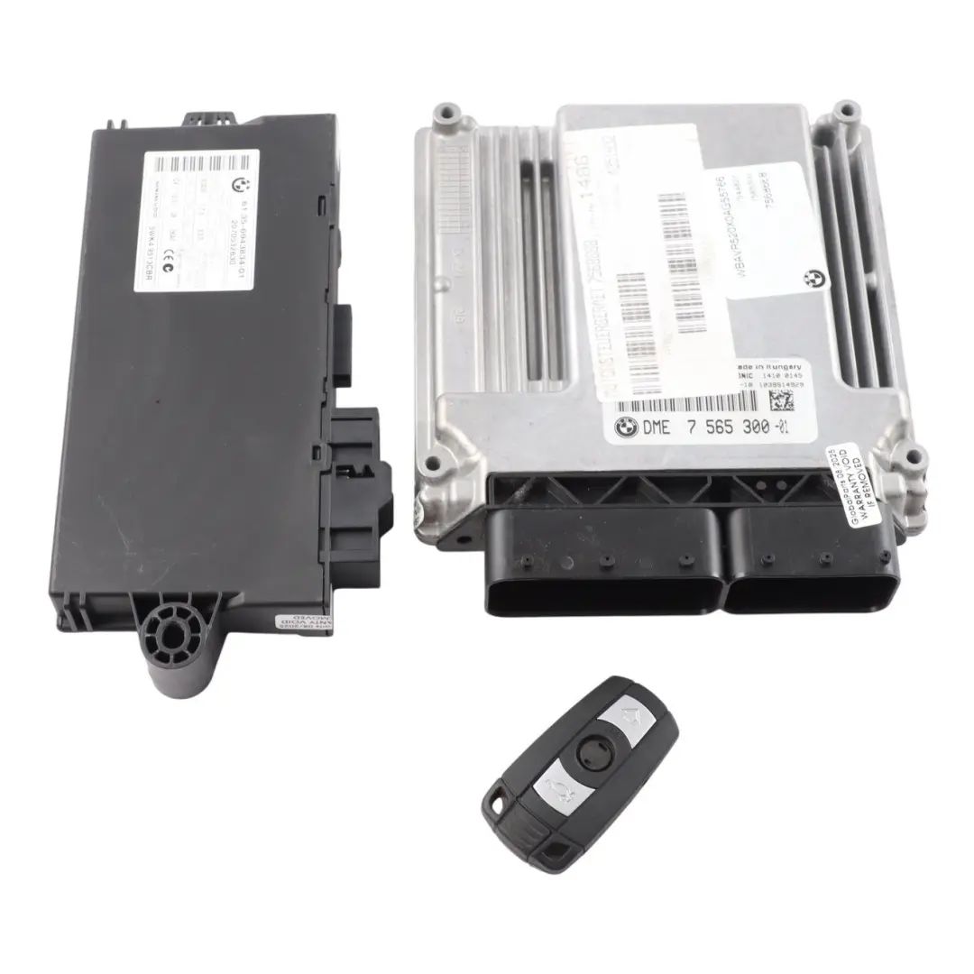 N46 129HP ECU Kit DME CAS3 Key Automático para BMW E87 E90 E91 118i 318i con número de pieza 7565300 BMW E87 E90 E91 118i 318i N46 129HP ECU Kit DME CAS3 Key Automático - SKU 7565300-8 - Número de pieza 7565300