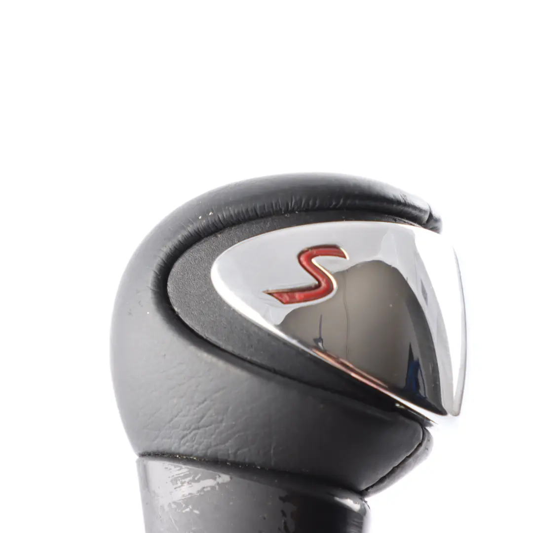 Pommeau Levier Vitesse Cuir Chromé pour Mini Cooper S R55 R56 à propos du numéro de pièce 7584239 Mini Cooper S R55 R56 Pommeau Levier Vitesse Cuir Chromé - SKU 7584239-1 - Numéro de pièce 7584239