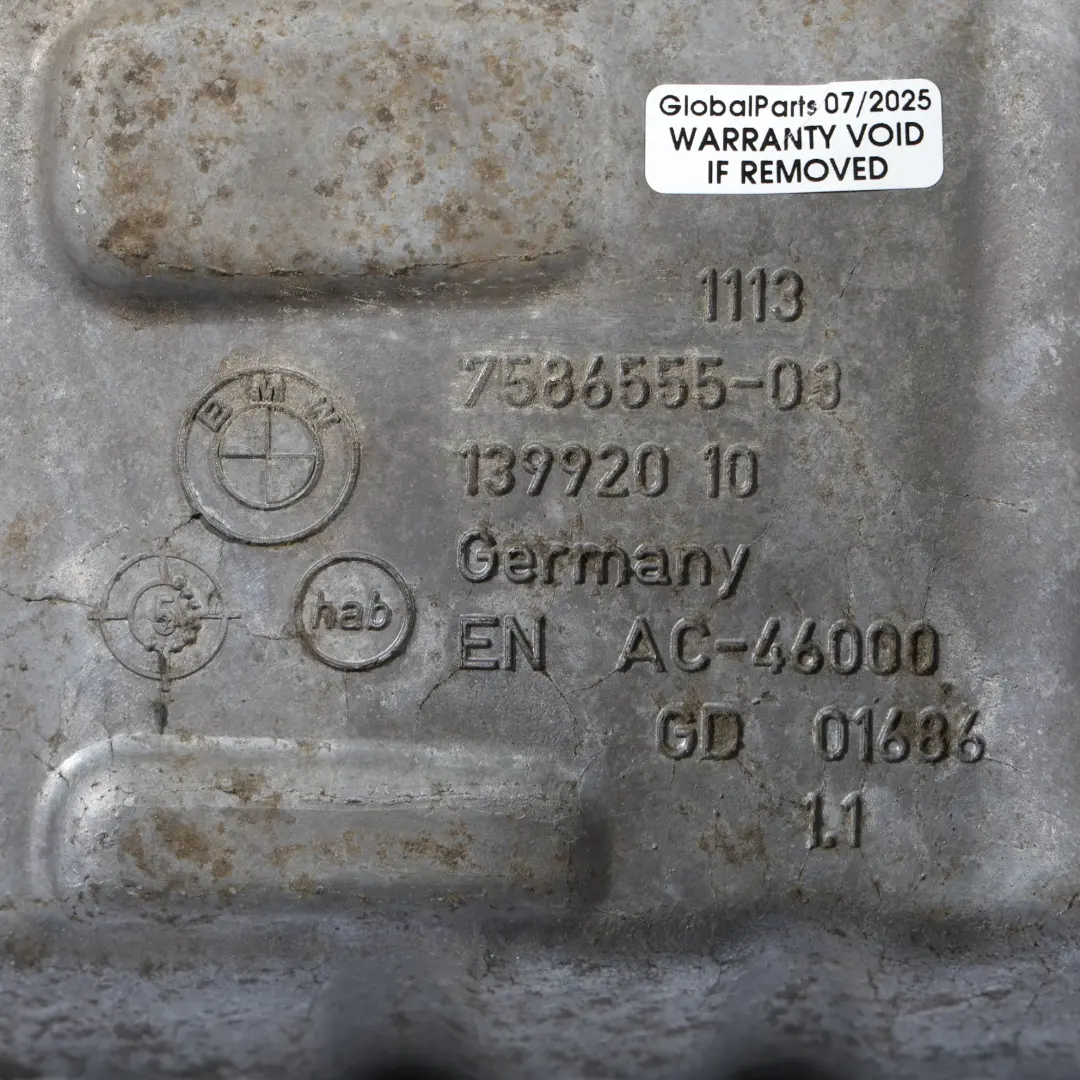 BMW F20 F22 F30 Engine Oil Sump Pan Covering M135i 335i 435i N55 Petrol - SKU 7586555 - Part number 7586555