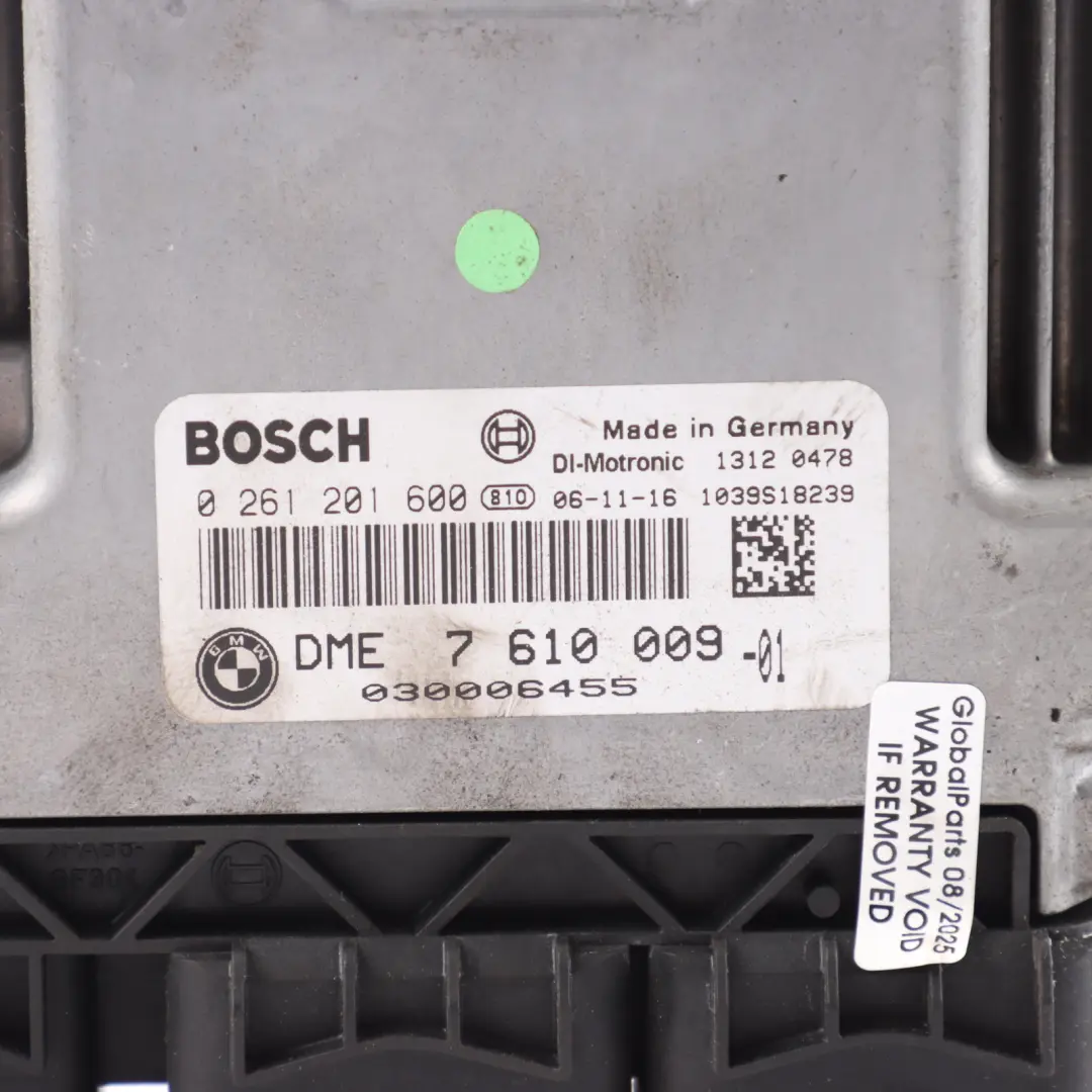 Mini Cooper S R55 R56 N14 1.6 174HP Engine Control ECU Kit DME Manual - SKU 7610009-5 - Part number 7610009