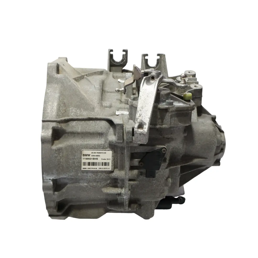 B38 Manual Gearbox BHS GS6-58BG WARRANTY to Mini One F55 F56 F57 Petrol with Part number 7638372 Mini One F55 F56 F57 Petrol B38 Manual Gearbox BHS GS6-58BG WARRANTY - SKU 7638372 - Part number 7638372