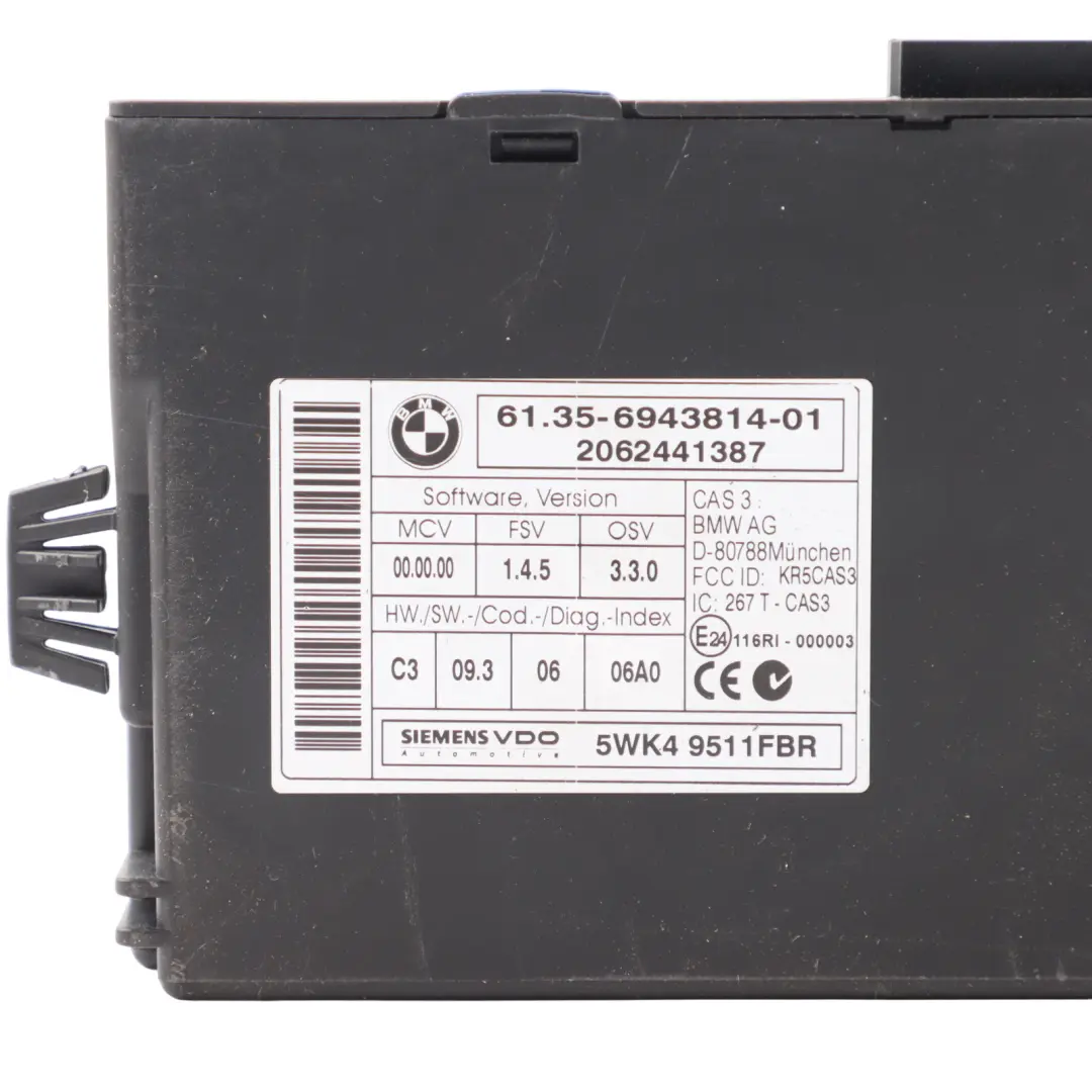 BMW E92 E93 Diesel 330d M57N2 231HP Engine ECU DDE Kit 7805585 Automatic - SKU 7805585-1 - Part number 7805286