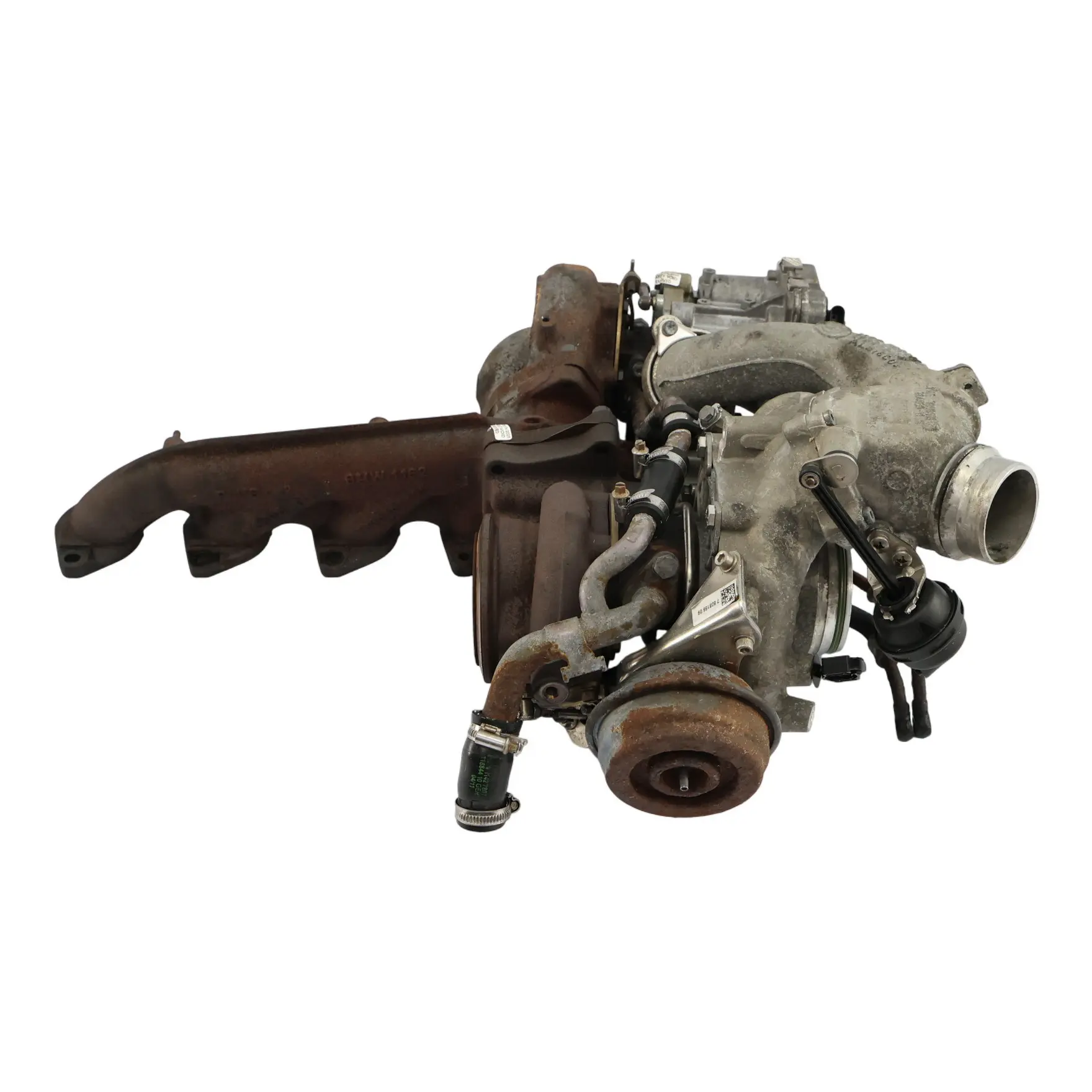BMW X5 E70 LCI F07 F10 Twin Turbocharger Bi-Turbo 535d 40dX N57S Diesel 7808361