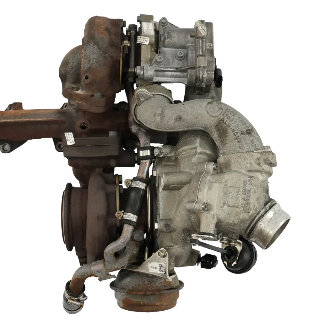 Doble Turbocompresor Bi-Turbo 535d 40dX N57S para BMW X5 E70 LCI F07 F10 con número de pieza 7808361 BMW X5 E70 LCI F07 F10 Doble Turbocompresor Bi-Turbo 535d 40dX N57S - SKU 7808361 - Número de pieza 7808361