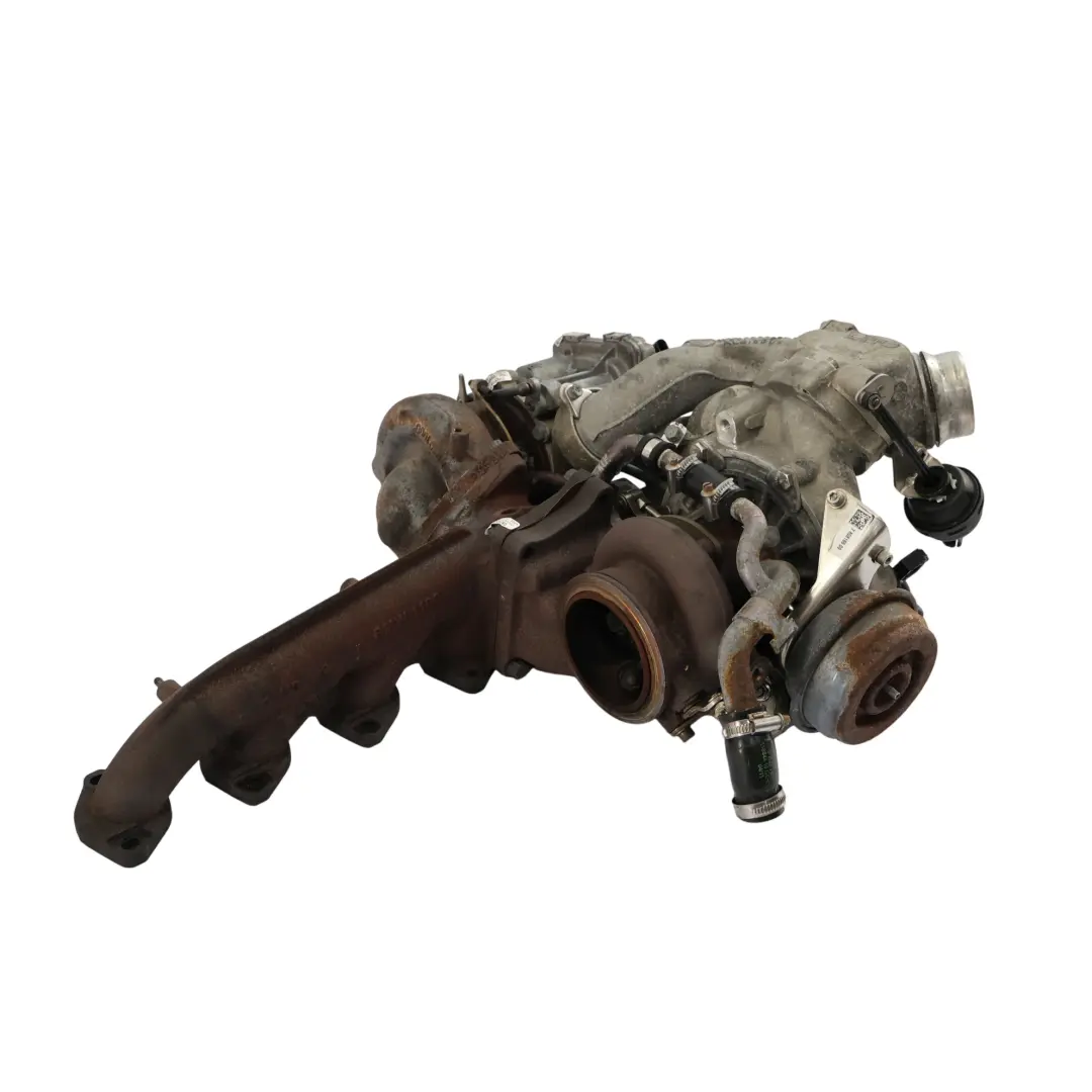 Doble Turbocompresor Bi-Turbo 535d 40dX N57S para BMW X5 E70 LCI F07 F10 con número de pieza 7808361 BMW X5 E70 LCI F07 F10 Doble Turbocompresor Bi-Turbo 535d 40dX N57S - SKU 7808361 - Número de pieza 7808361