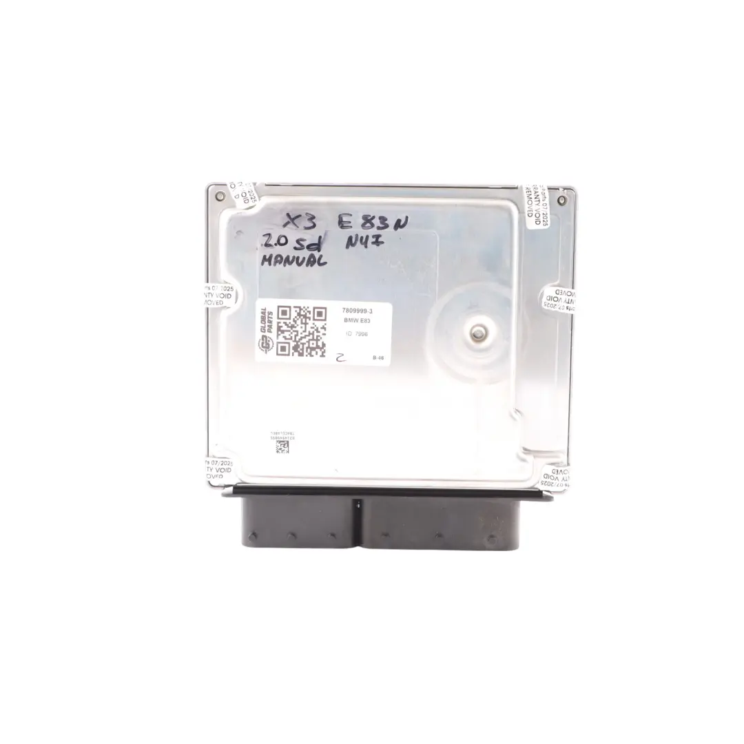 1.8Sd 2.0Sd N47 177HP Komputer Silnika ECU DDE do BMW X3 E83 LCI o numerze 7809999 BMW X3 E83 LCI 1.8Sd 2.0Sd N47 177HP Komputer Silnika ECU DDE - SKU 7809999-3 - Numer Części 7809999